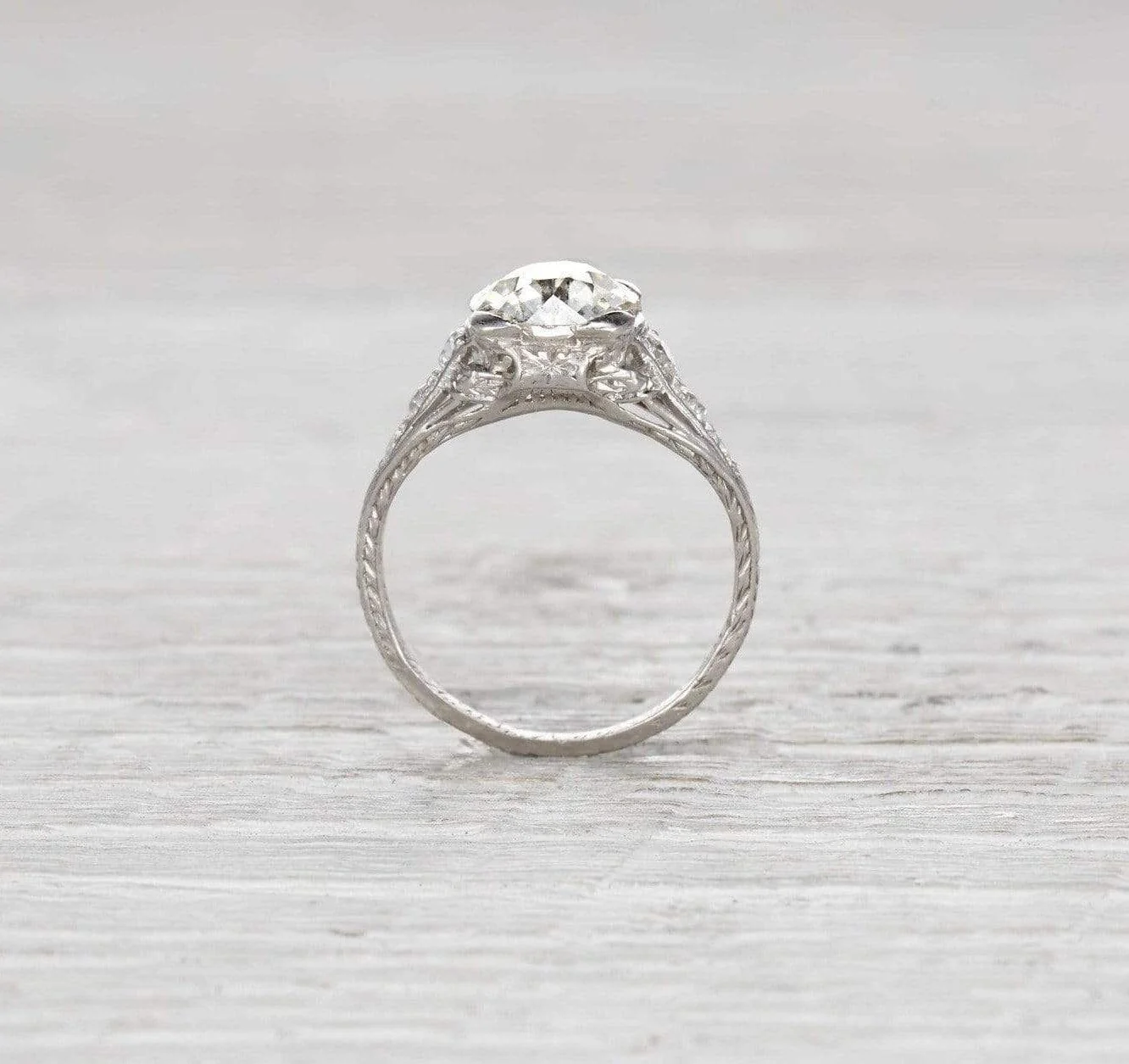1.90 Carat Edwardian Engagement Ring - Image 4