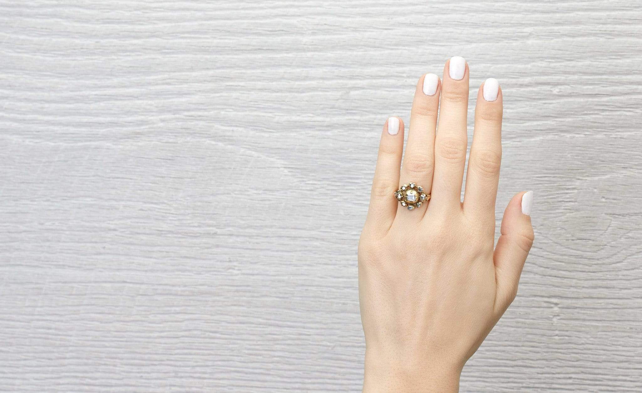 One Carat Antique Georgian Engagement Ring - Image 5