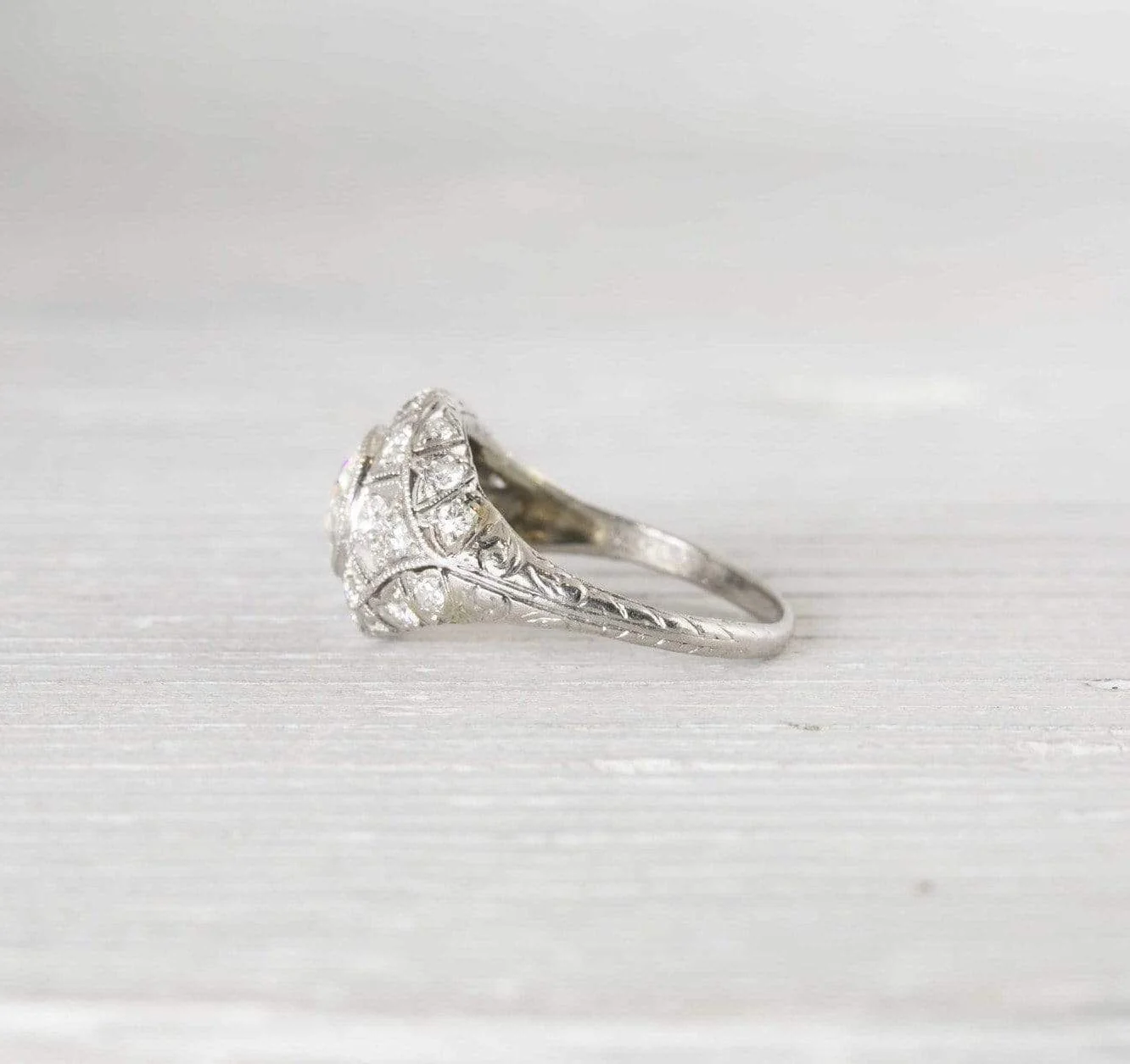 .90 Carat Vintage Art Deco Engagement Ring | NO LONGER ACTIVE (1654) - Image 3