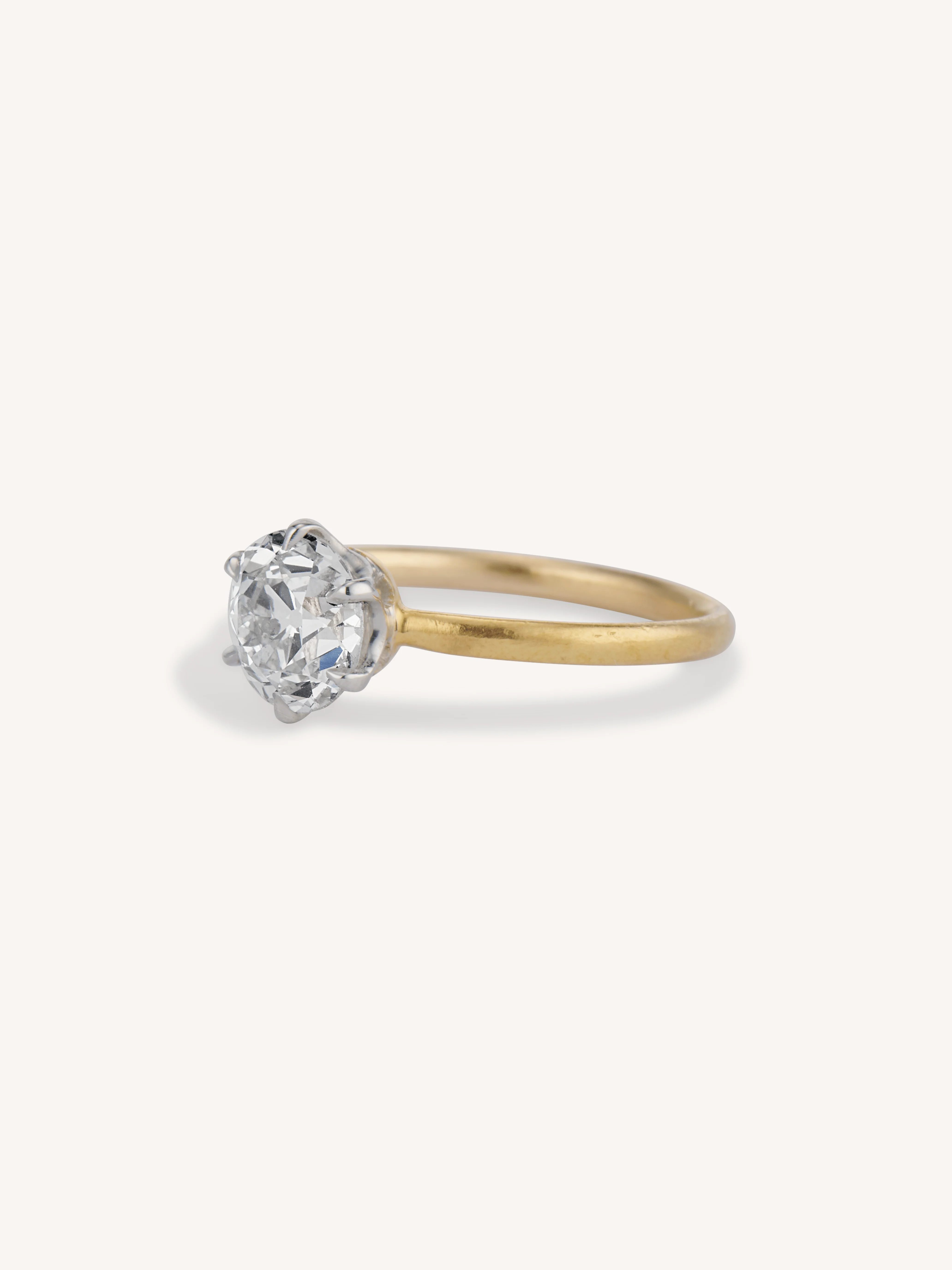 Tiffany & Co. 1.36 Carat Old European Diamond Six-Prong Solitaire Vintage Engagement Ring - Image 4