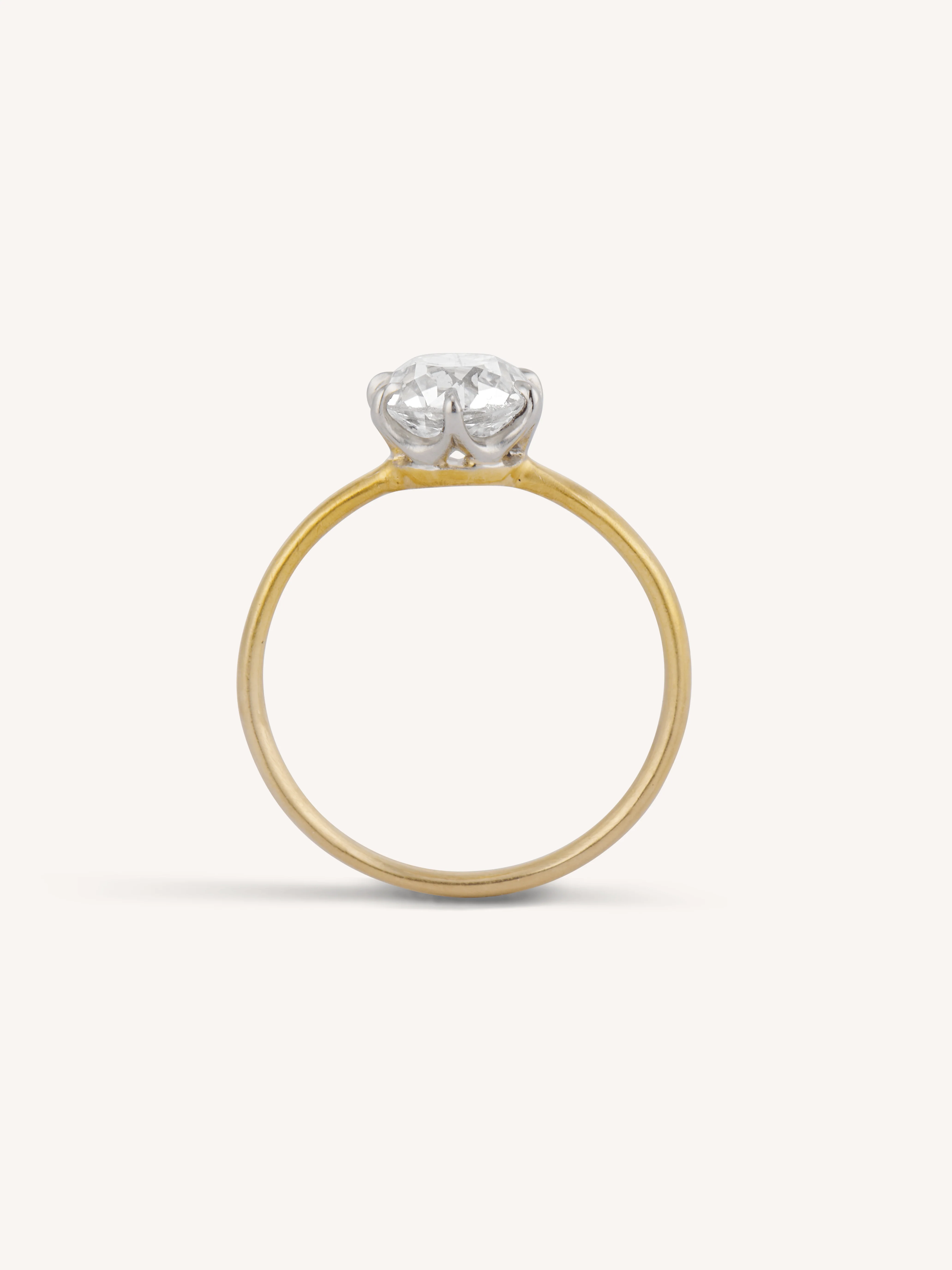 Tiffany & Co. 1.36 Carat Old European Diamond Six-Prong Solitaire Vintage Engagement Ring - Image 8