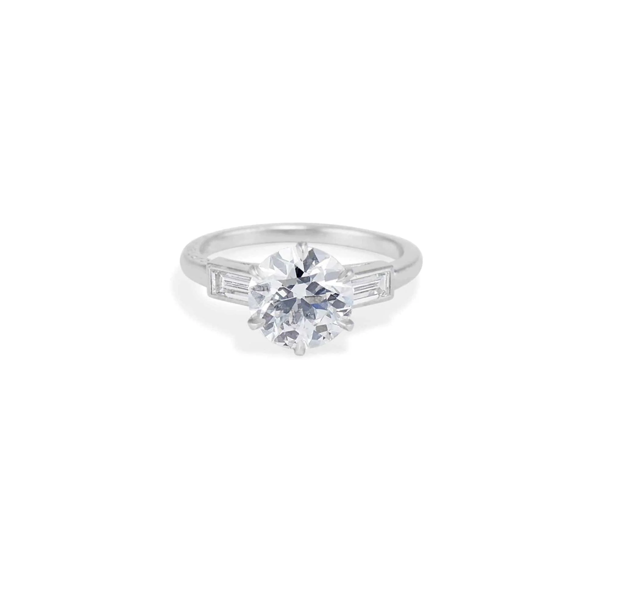 2.01 CARAT DIAMOND CARTIER ENGAGEMENT RING - Image 3
