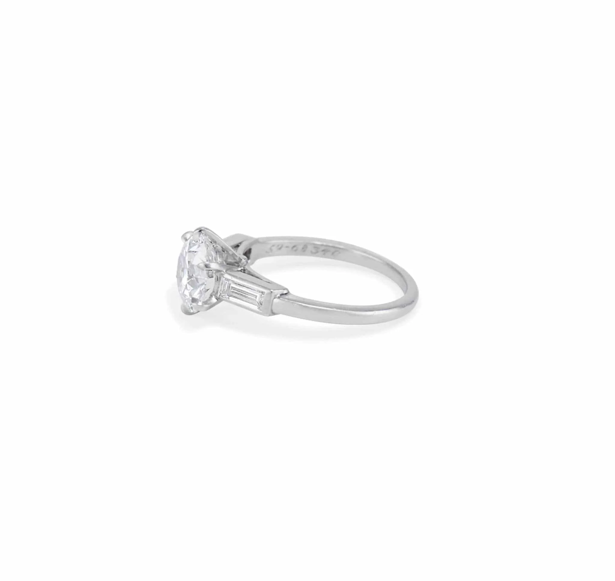 2.01 CARAT DIAMOND CARTIER ENGAGEMENT RING - Image 5