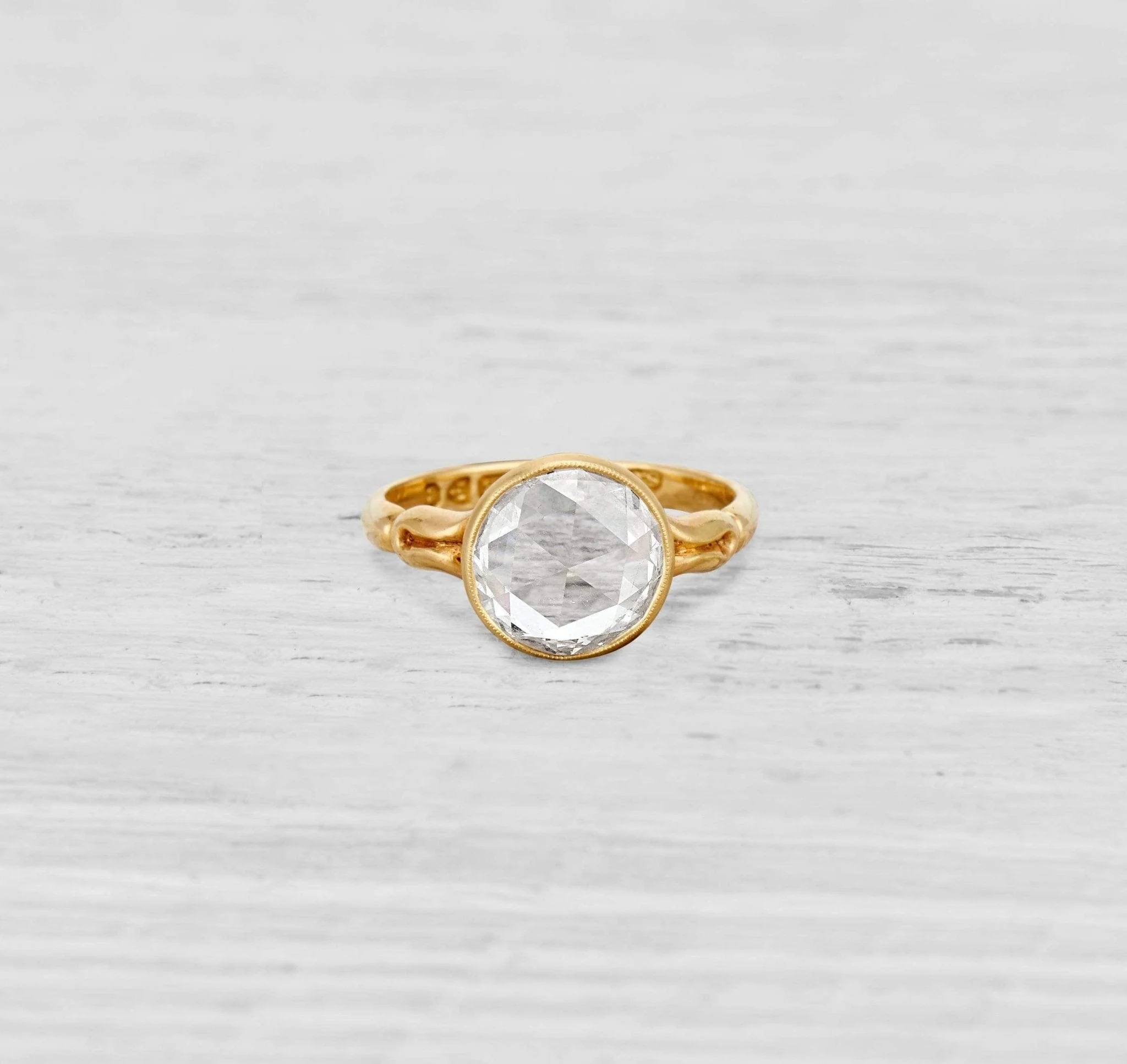 2.11 CARAT ANTIQUE DIAMOND ENGAGEMENT RING - Image 2