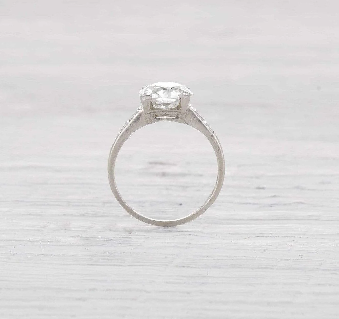 2.15 Carat Art Deco Engagement Ring - Image 3