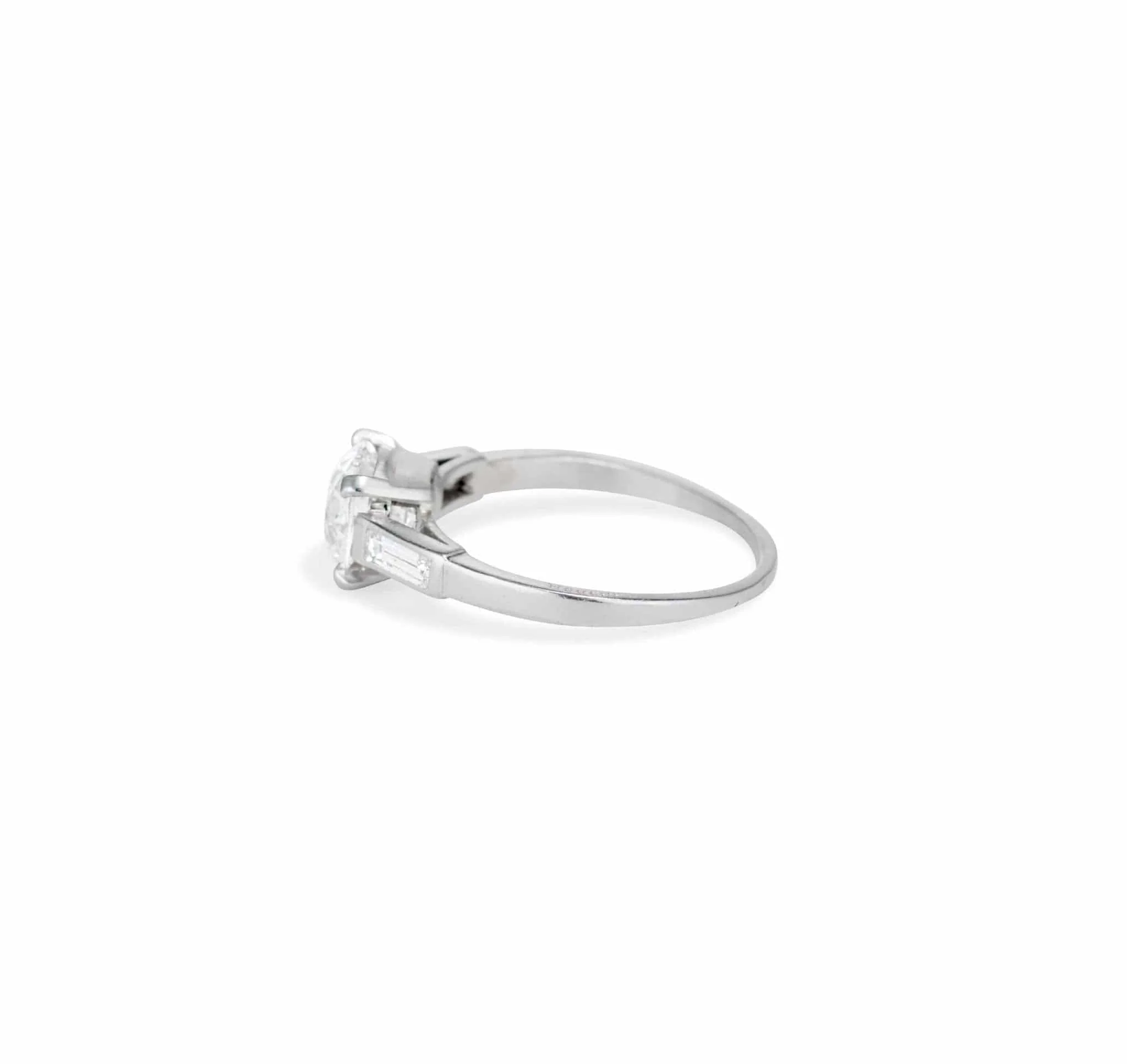 Boucheron Art Deco 2.26 Carat Old European Diamond Engagement Ring - Image 3