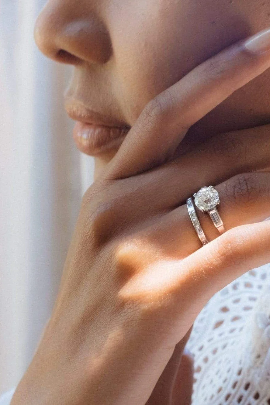 Boucheron Art Deco 2.26 Carat Old European Diamond Engagement Ring - Image 6