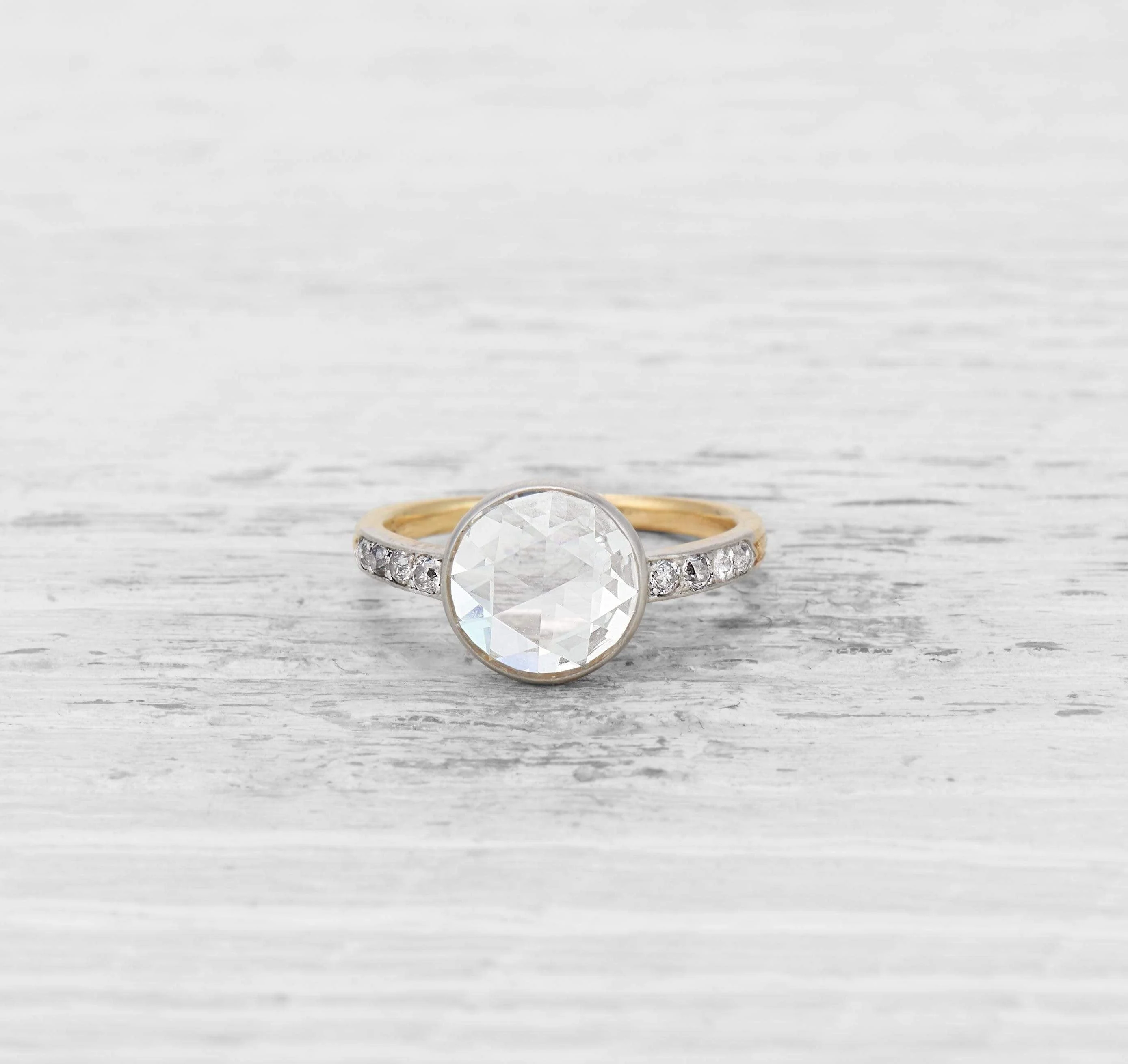 2.37 CARAT EDWARDIAN ROSE DIAMOND RING - Image 2