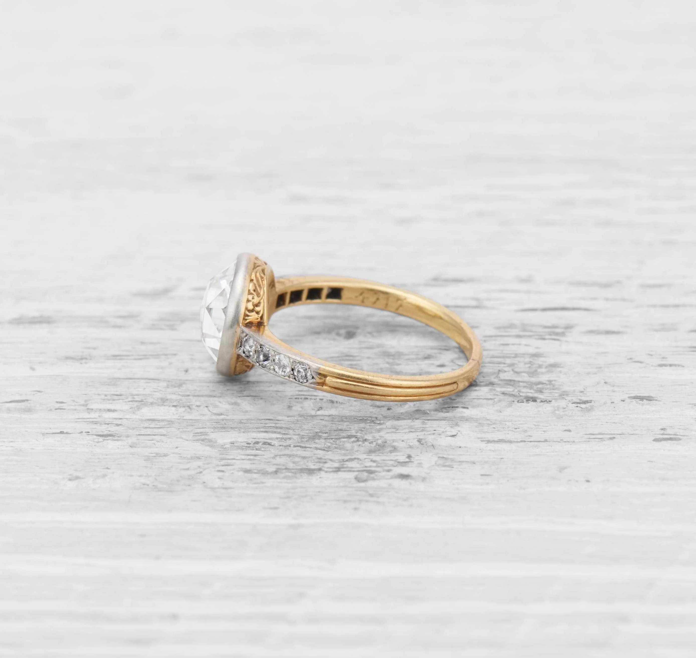 2.37 CARAT EDWARDIAN ROSE DIAMOND RING - Image 3
