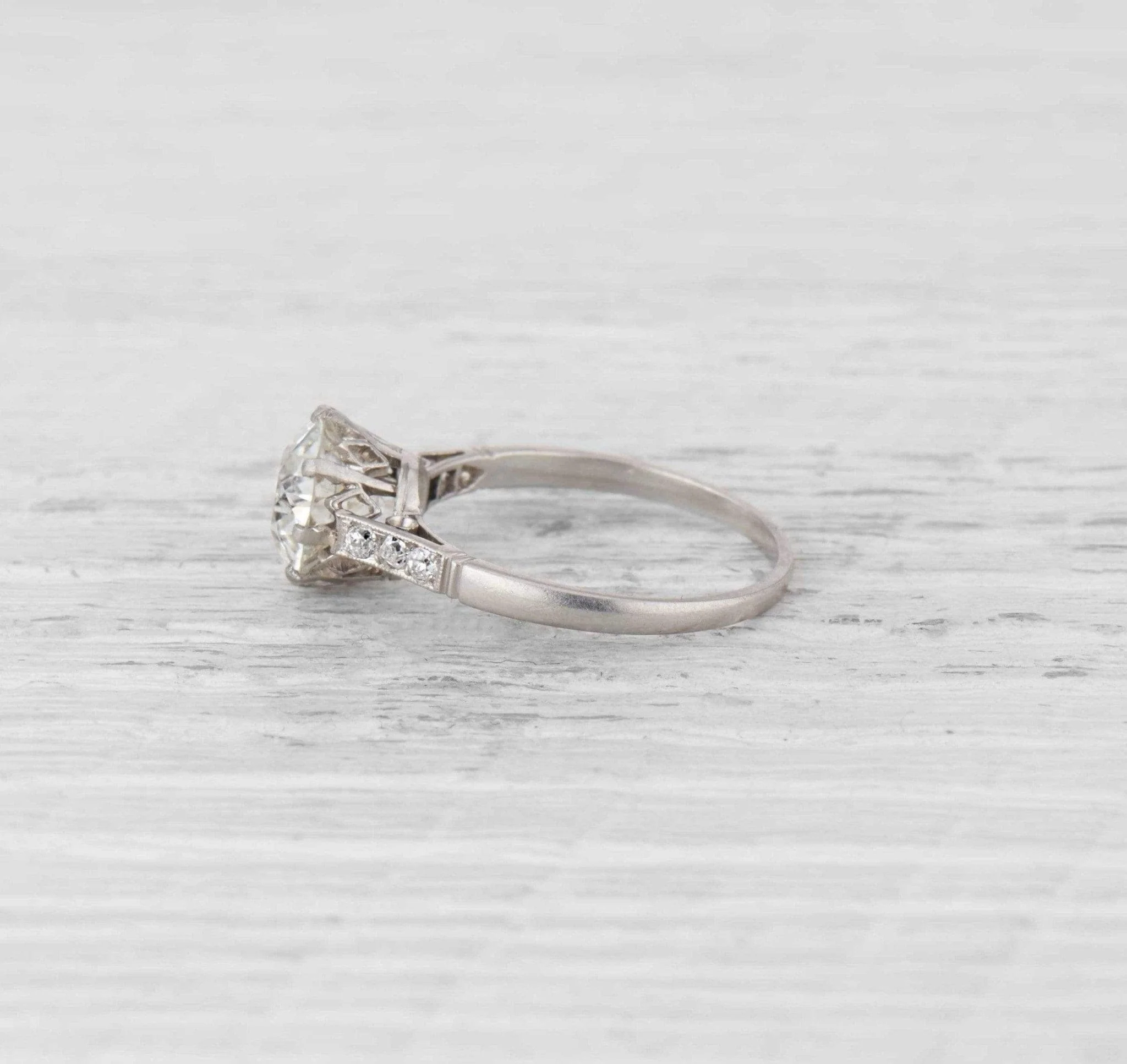 2.38 Carat Edwardian Diamond Engagement Ring - Image 3