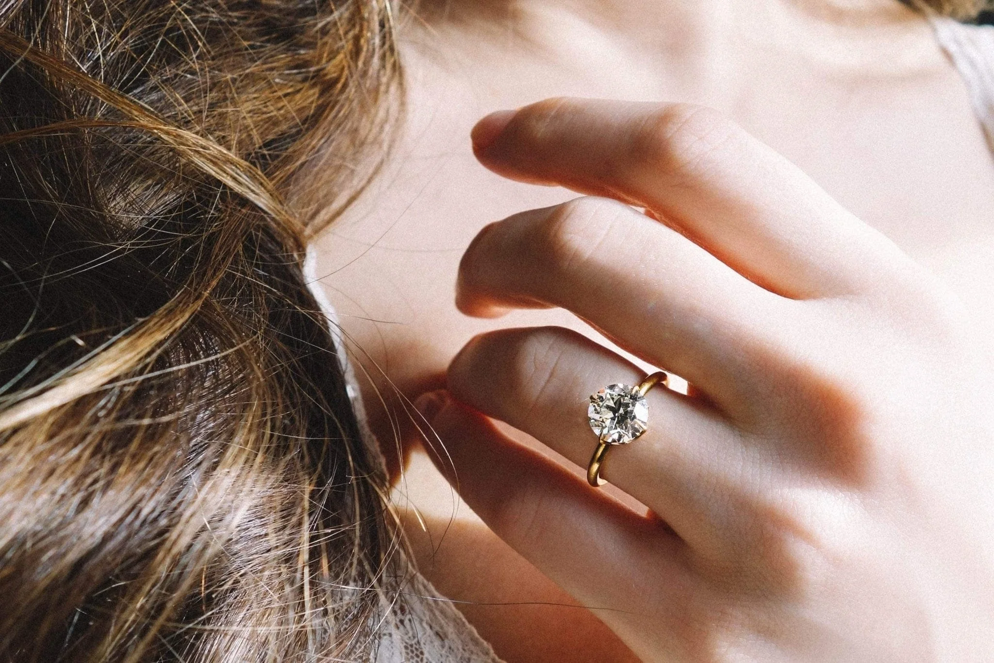 2.40 CARAT ANTIQUE DIAMOND SOLITAIRE ENGAGEMENT RING - Image 6