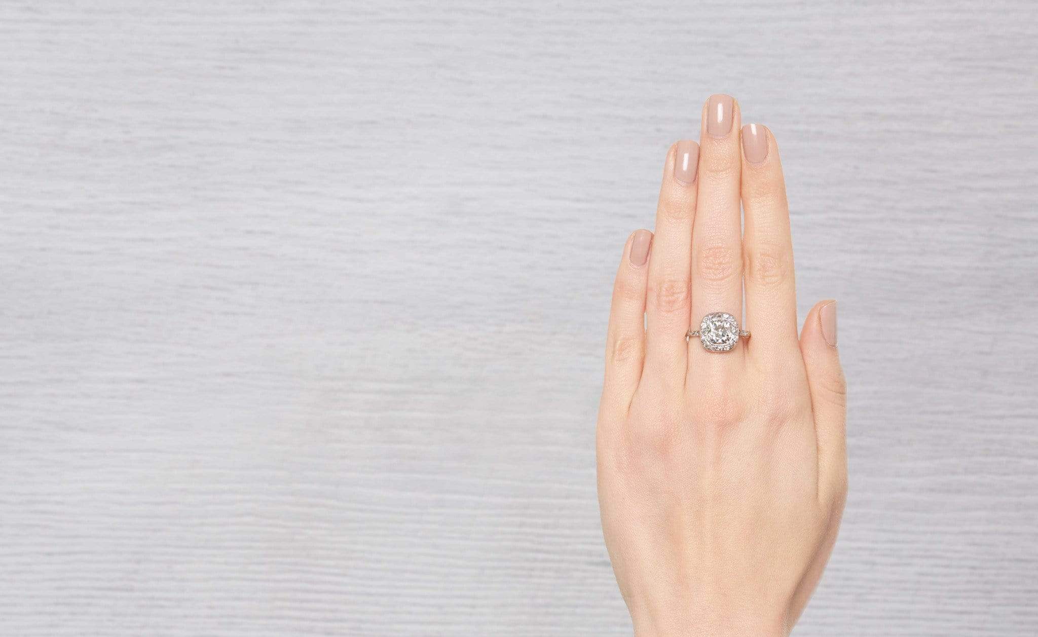 2.56 Carat Edwardian Engagement Ring - Image 5