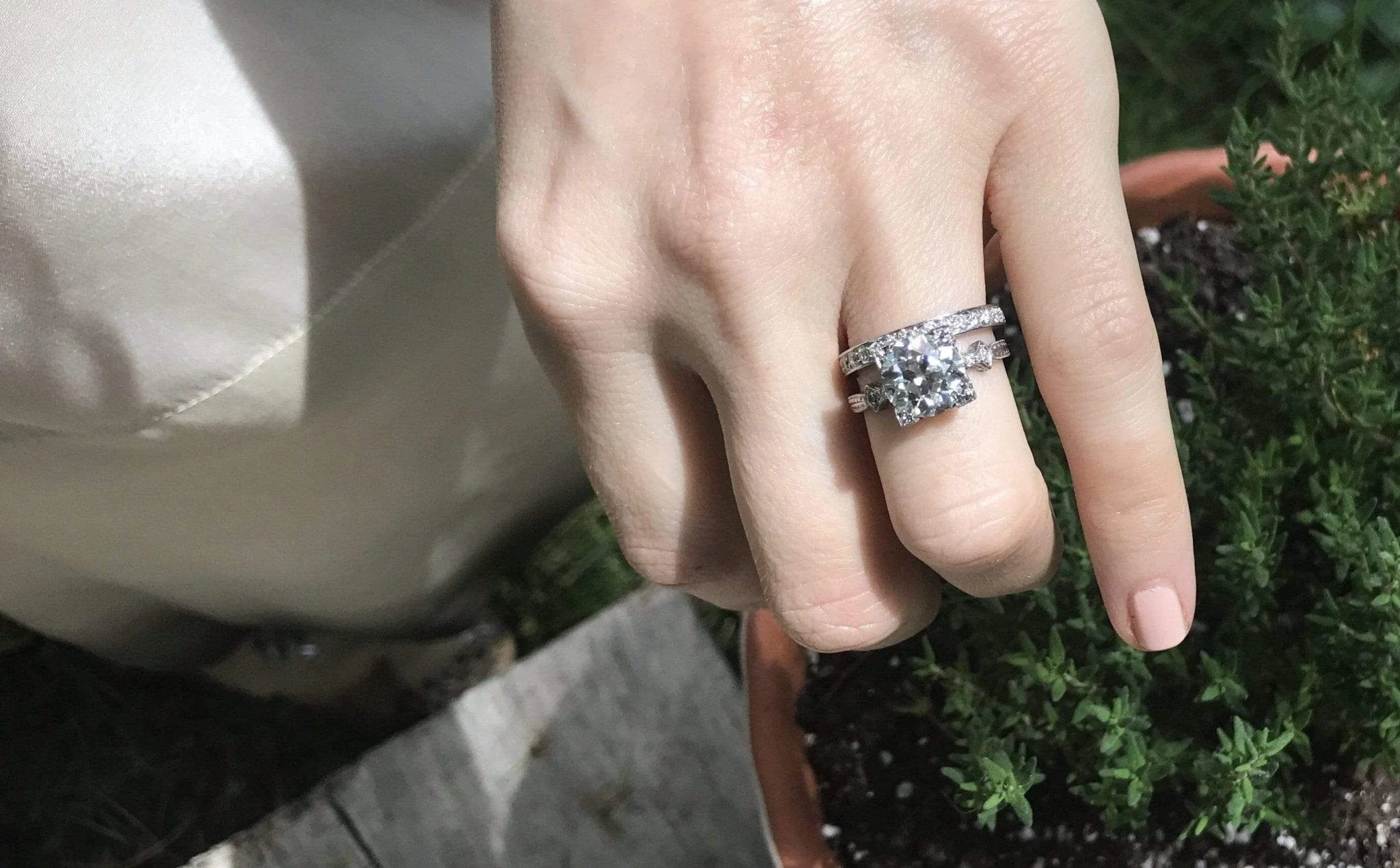 2.70 Carat Edwardian Diamond Engagement Ring - Image 6