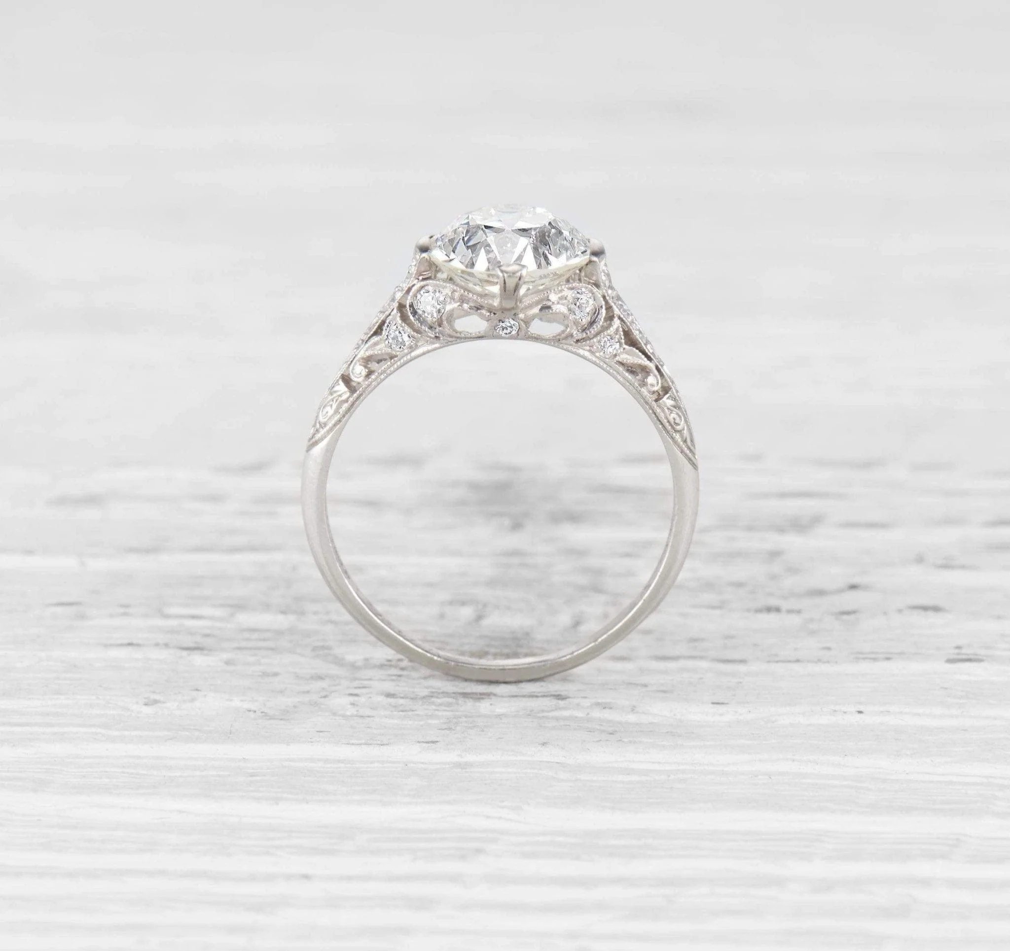 2.81 CARAT EDWARDIAN TIFFANY & CO ENGAGEMENT RING - Image 4