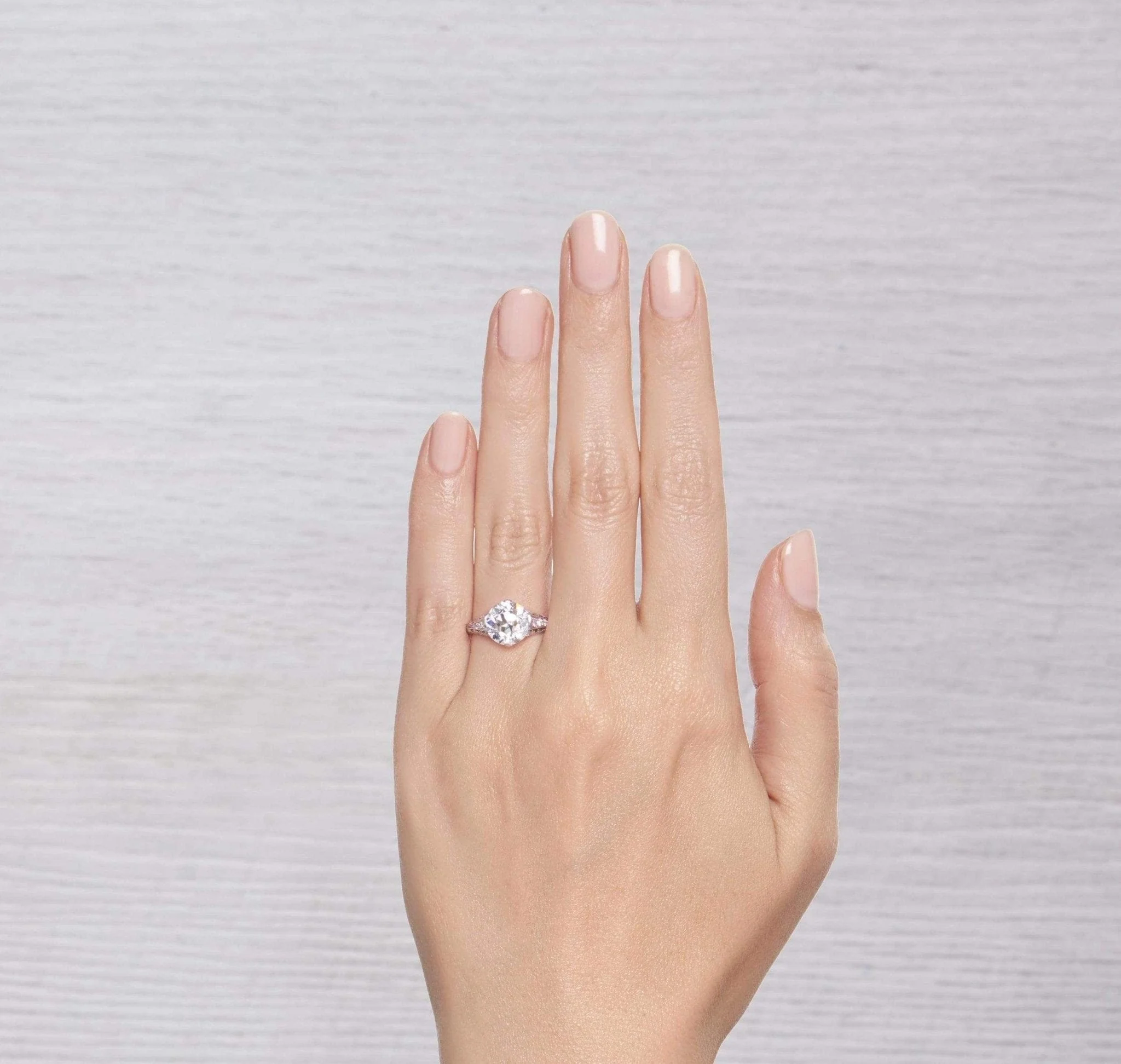 2.81 CARAT EDWARDIAN TIFFANY & CO ENGAGEMENT RING - Image 6