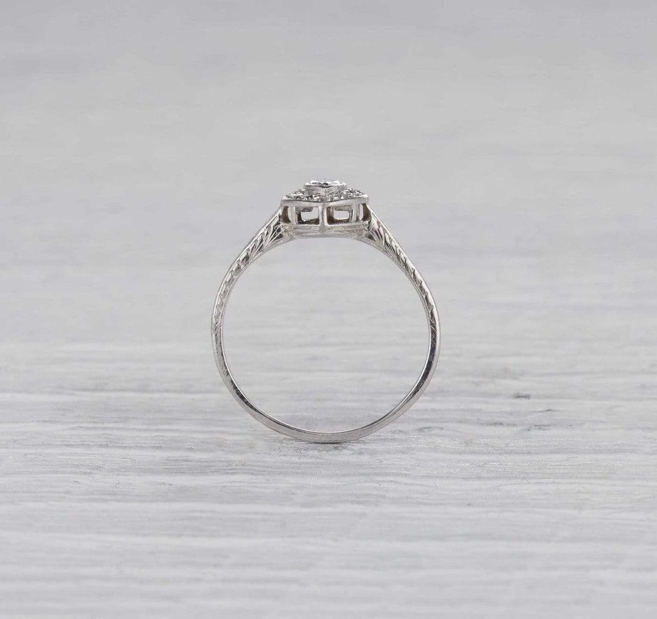 .25 Carat Art Deco Engagement Ring - Image 4