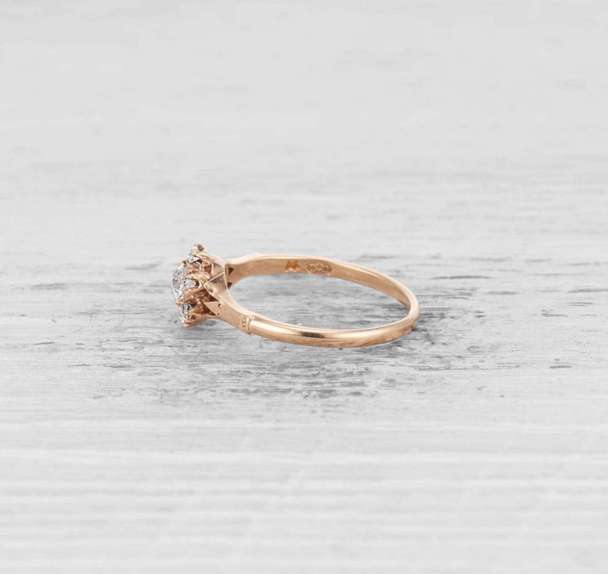 .30 CARAT VICTORIAN DIAMOND CLUSTER RING - Image 3