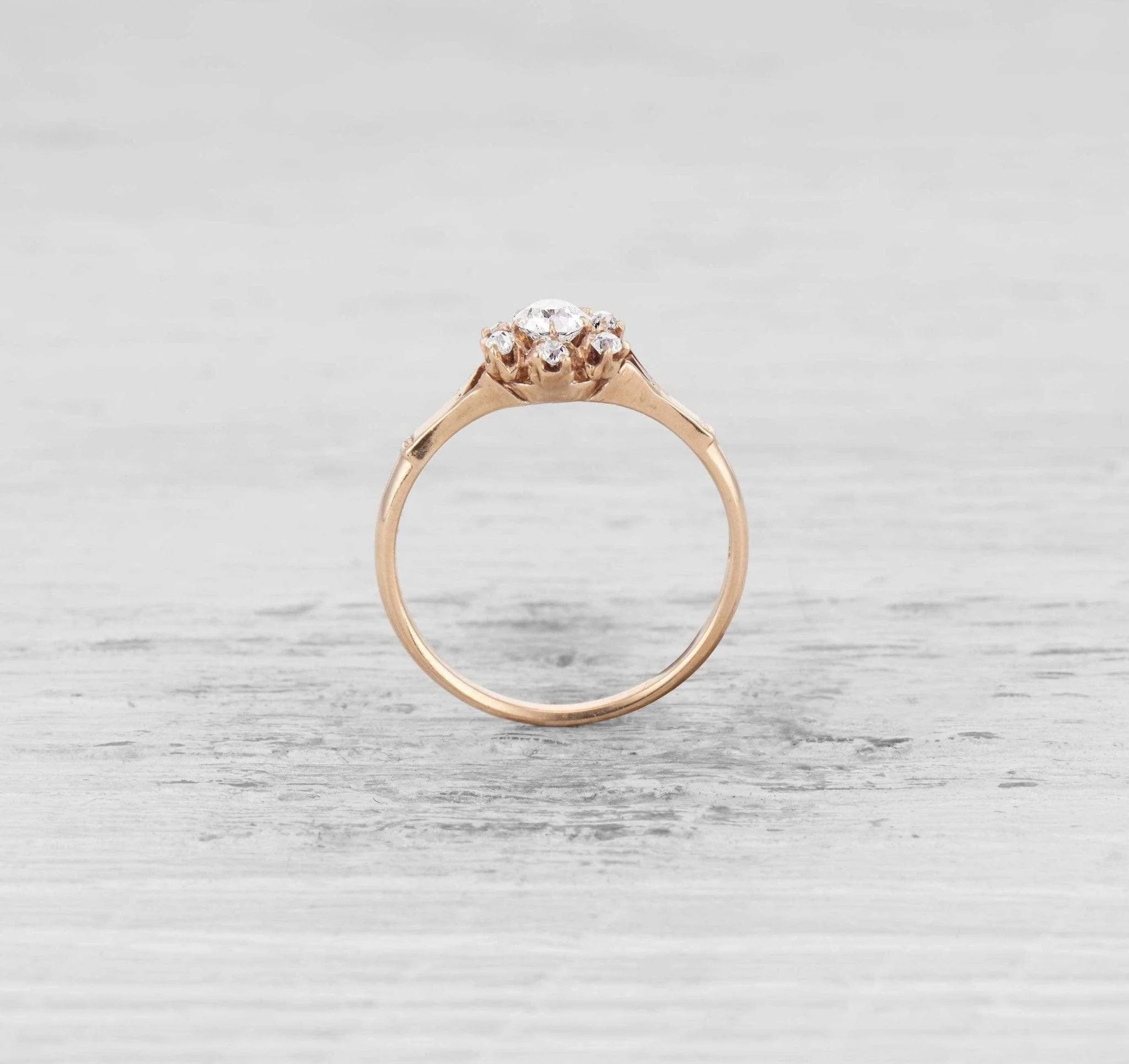 .30 CARAT VICTORIAN DIAMOND CLUSTER RING - Image 4