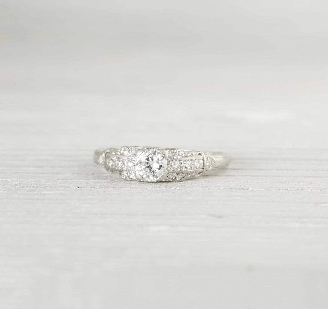 .30 Carat Vintage Art Deco Engagement Ring - Image 2
