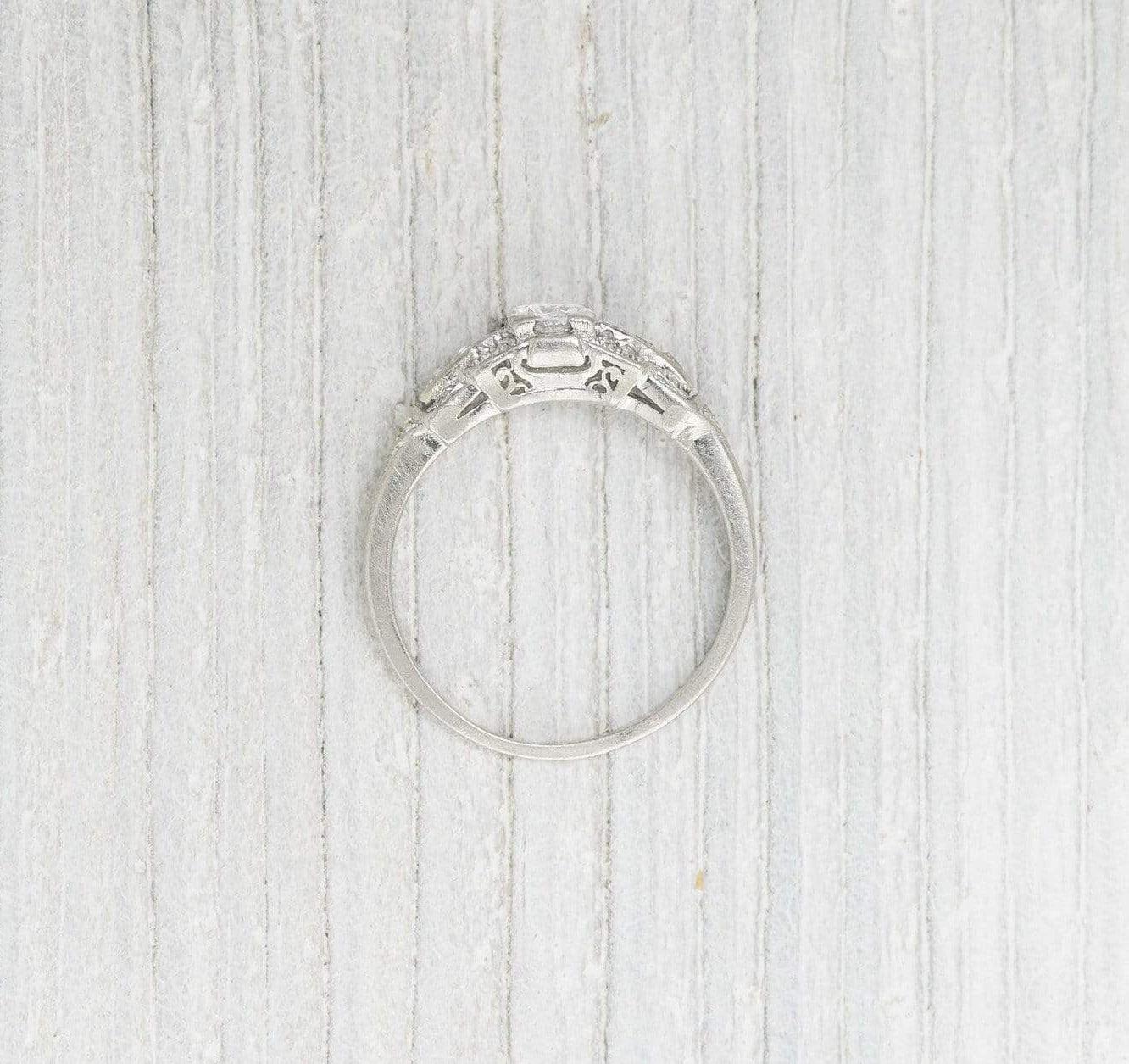 .30 Carat Vintage Art Deco Engagement Ring - Image 4