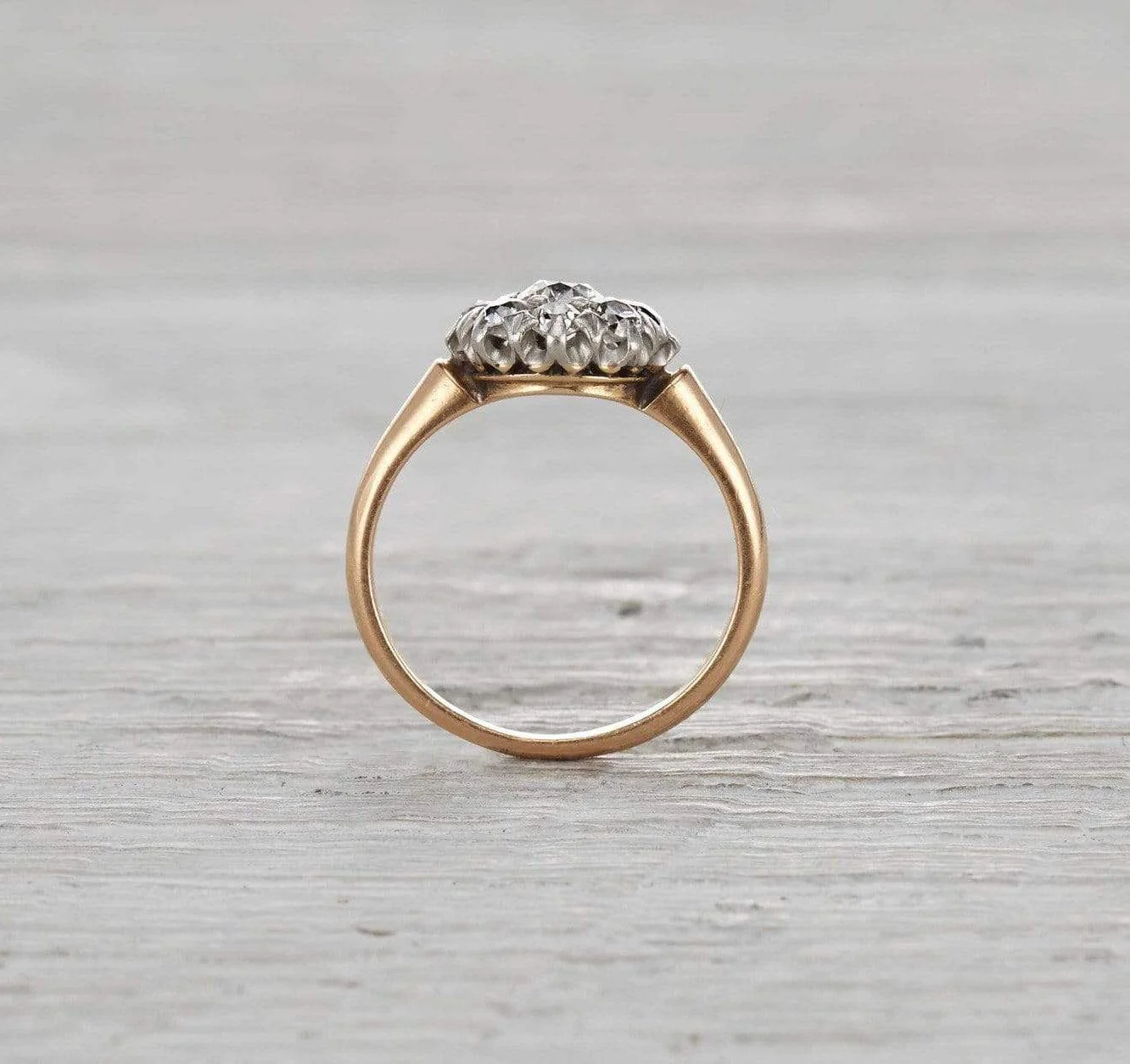 .32 Carat Edwardian Diamond Cluster Ring - Image 4