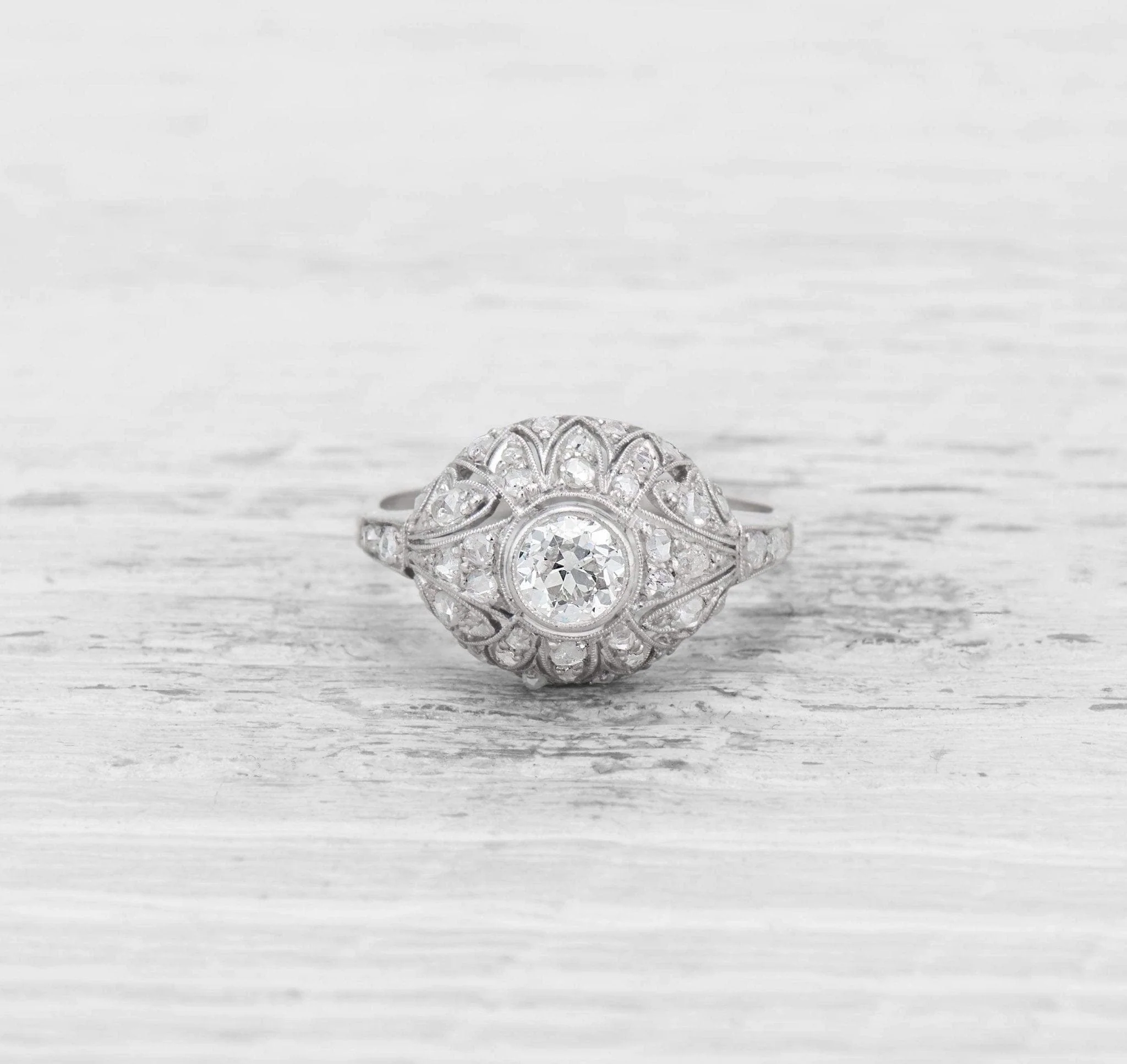 .35 CARAT EDWARDIAN DIAMOND ENGAGEMENT RING - Image 2
