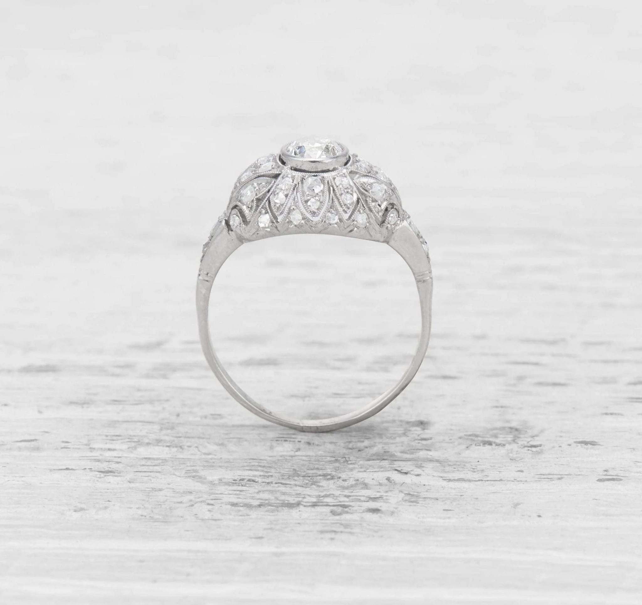 .35 CARAT EDWARDIAN DIAMOND ENGAGEMENT RING - Image 4