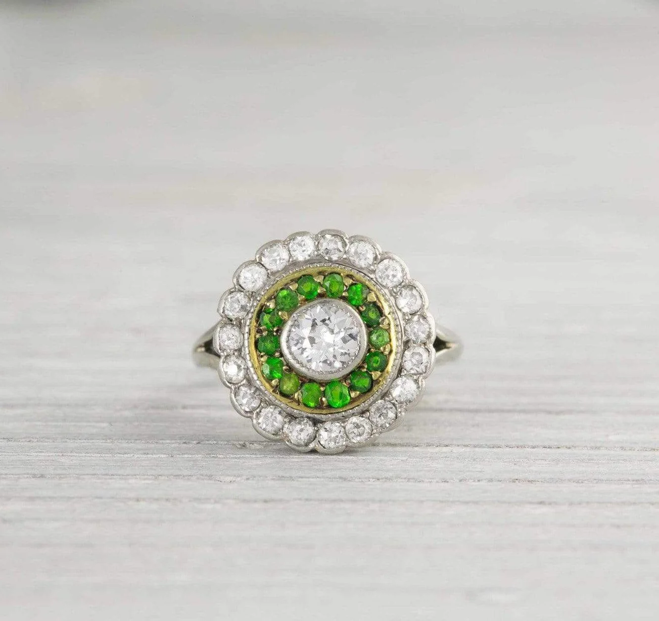 .40 Carat Edwardian Cluster Diamond Engagement Ring - Image 2
