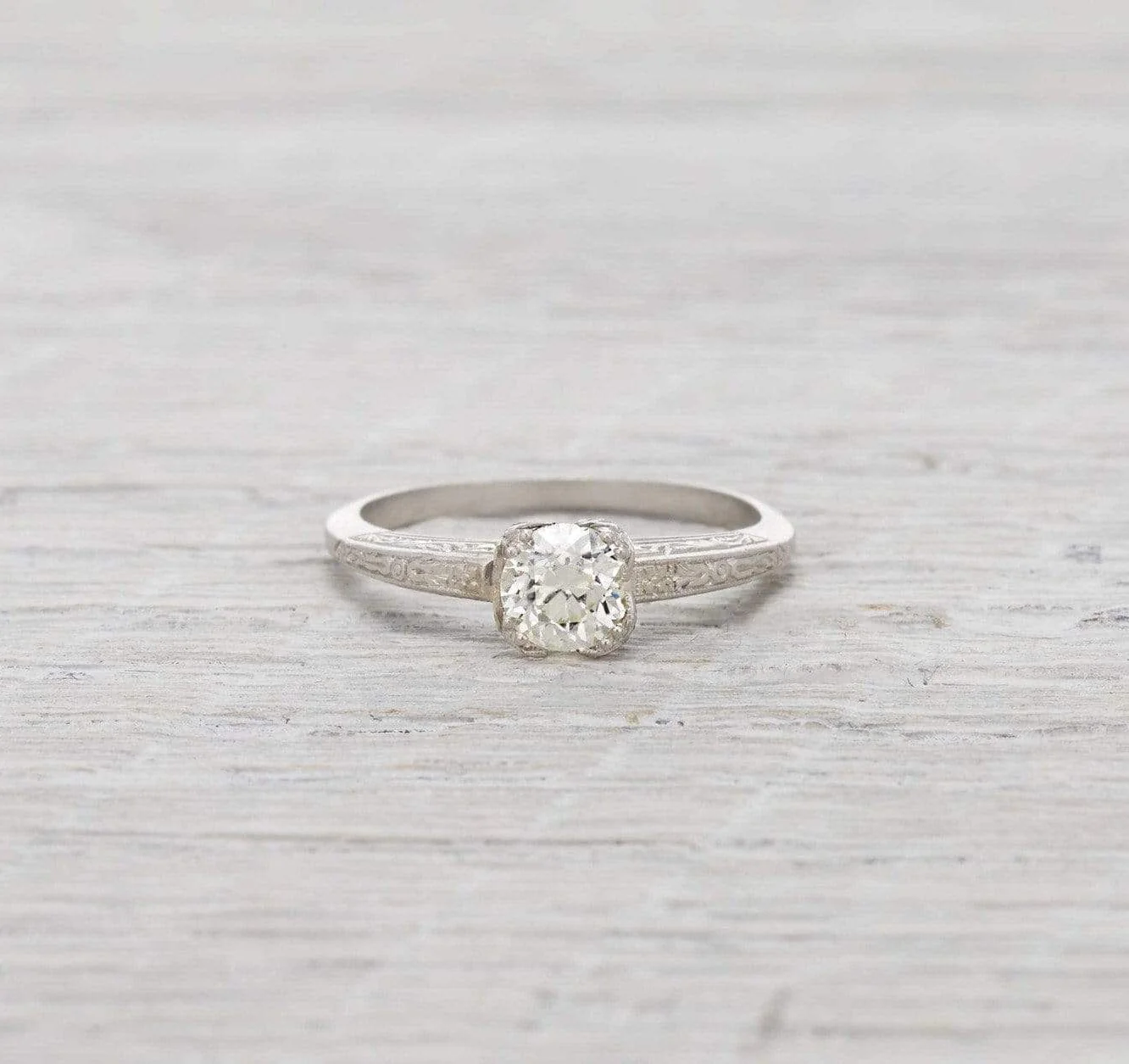 .45 Carat Art Deco Engagement Ring - Image 2