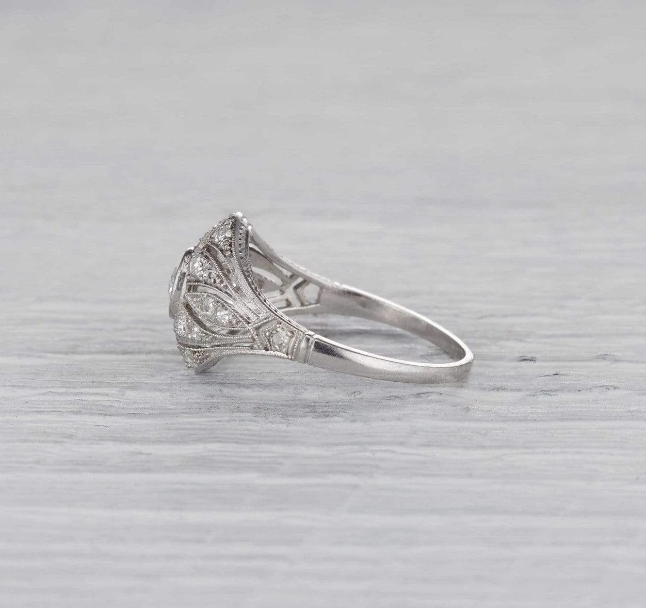 .45 Carat Early Art Deco Diamond Ring - Image 3