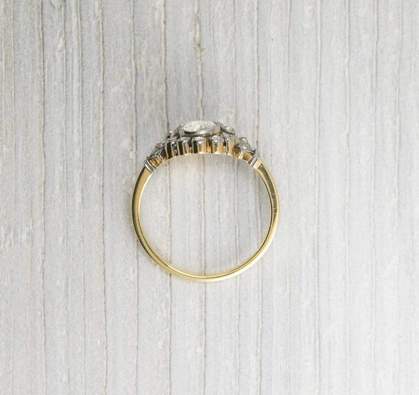 .50 Carat Antique Edwardian Diamond & Gold Engagement Ring - Image 4