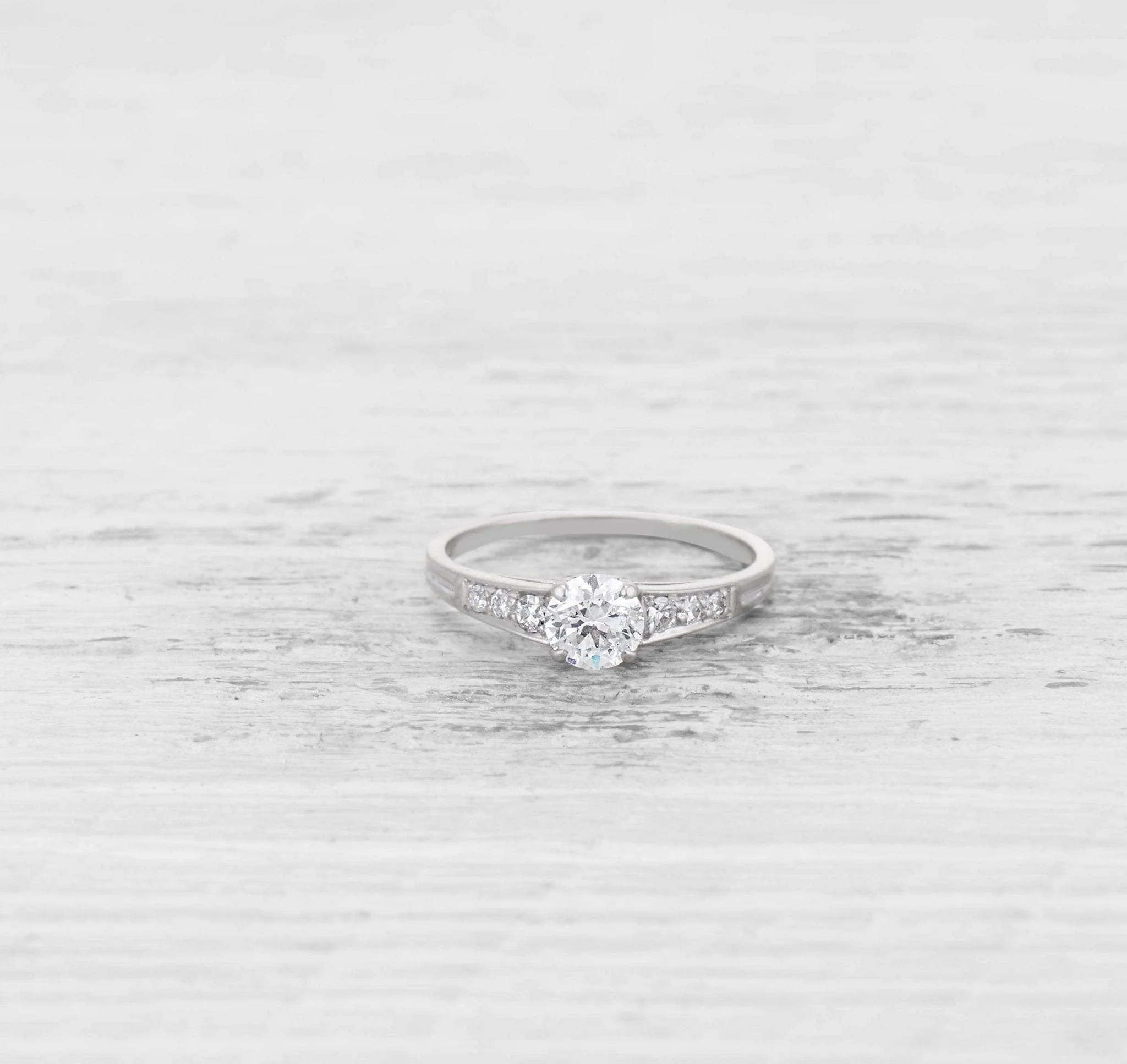.50 CARAT DIAMOND TIFFANY & CO ART DECO ENGAGEMENT RING - Image 2