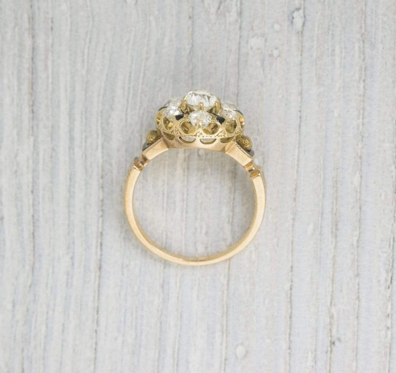 .50 Carat Gold Antique Victorian Engagement Ring - Image 4