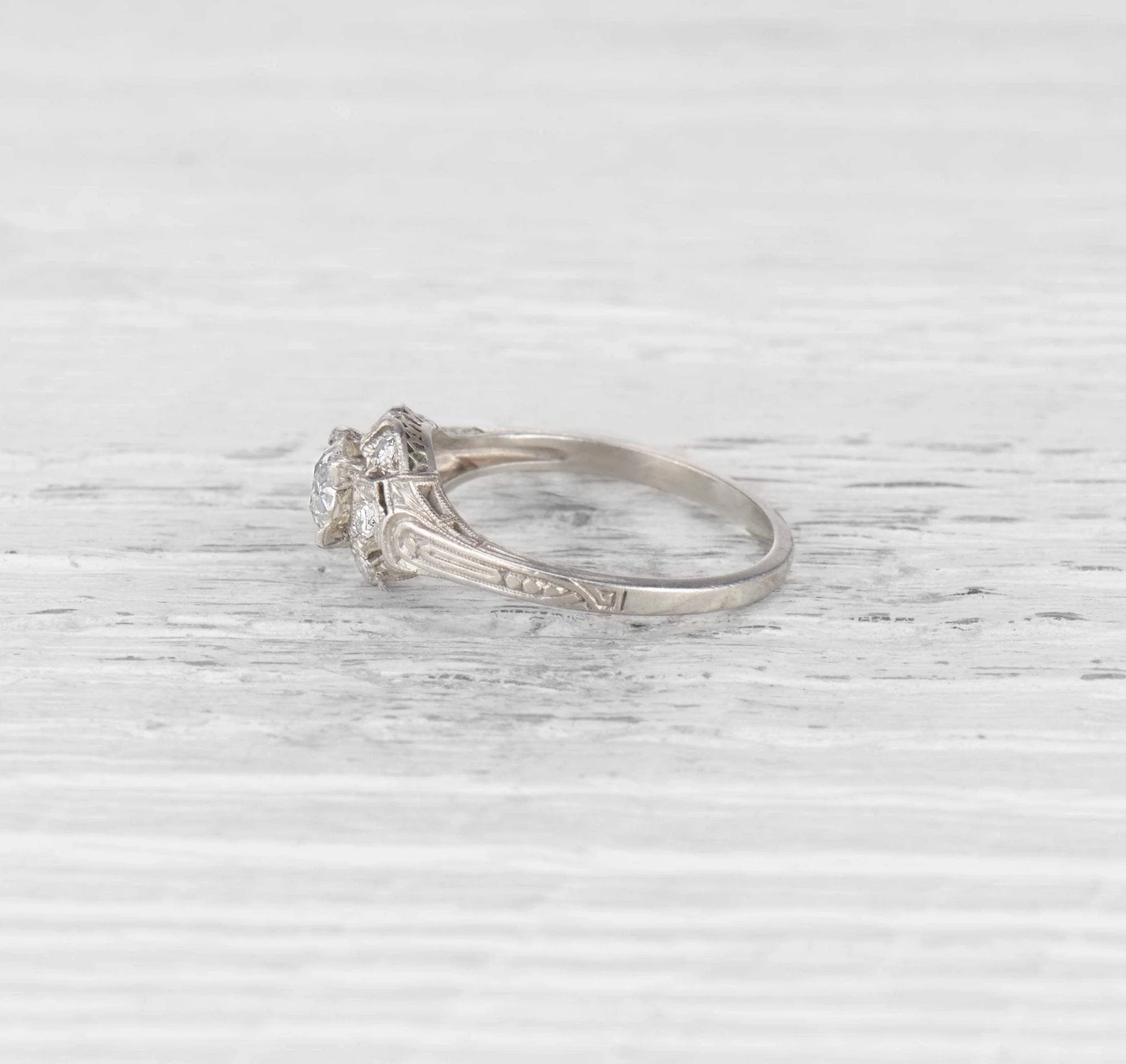 .50 CARAT ART DECO DIAMOND ENGAGEMENT RING - Image 3