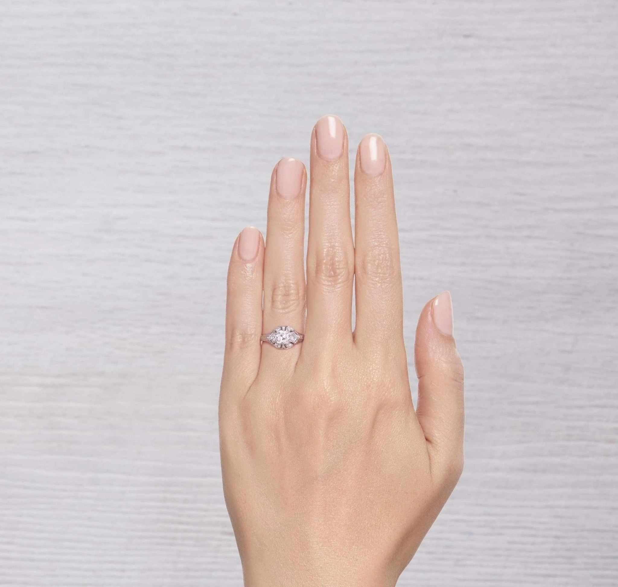 .50 CARAT ART DECO DIAMOND ENGAGEMENT RING - Image 5
