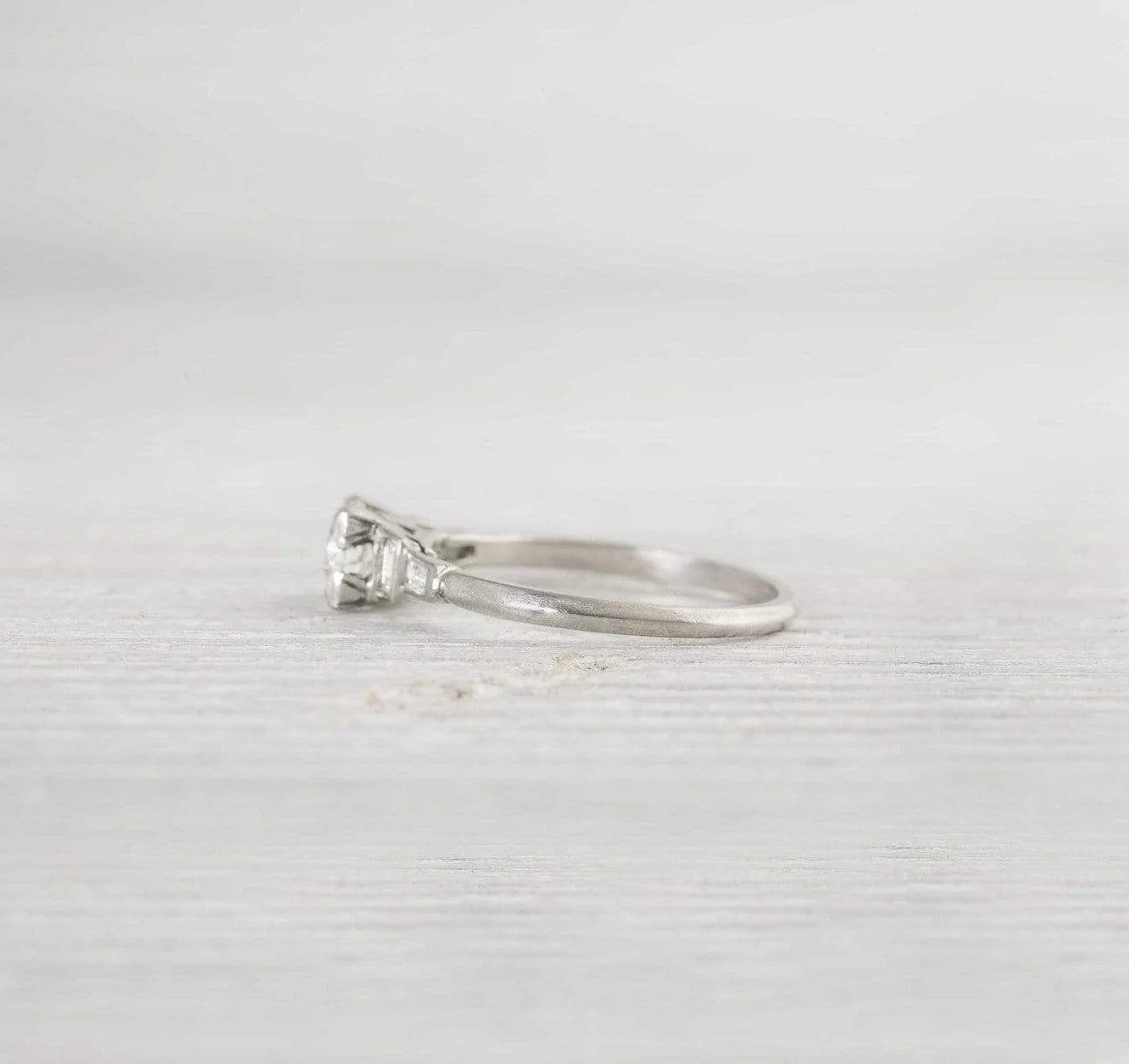 .51 Carat Vintage Art Deco Diamond Engagement Ring - Image 3