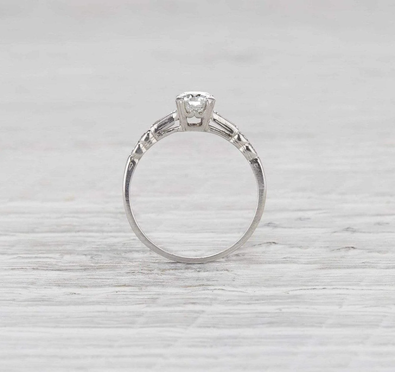 .52 Carat Art Deco Engagement Ring - Image 4