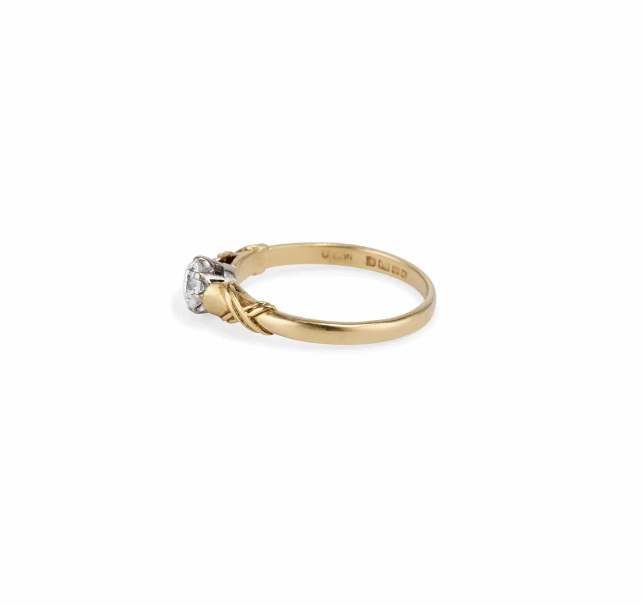 .52 CARAT VICTORIAN DIAMOND ENGAGEMENT RING - Image 3