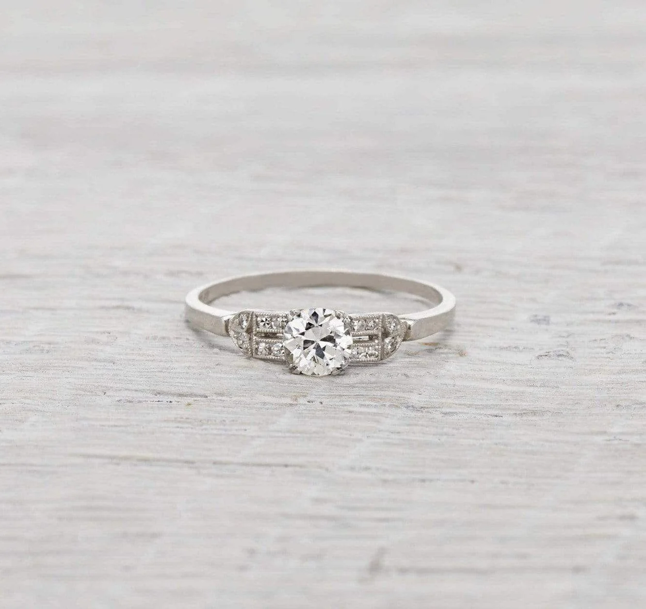 .53 Carat Diamond Art Deco Engagement Ring - Image 2
