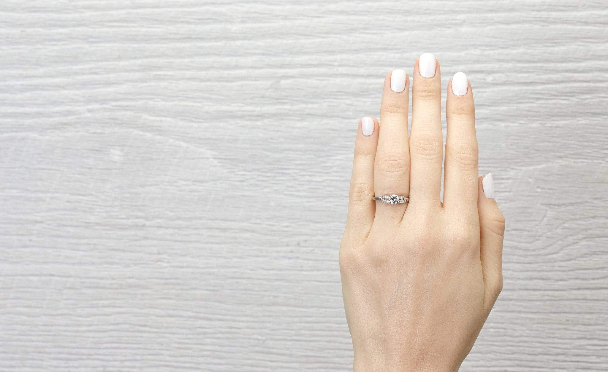.53 Carat Diamond Art Deco Engagement Ring - Image 5