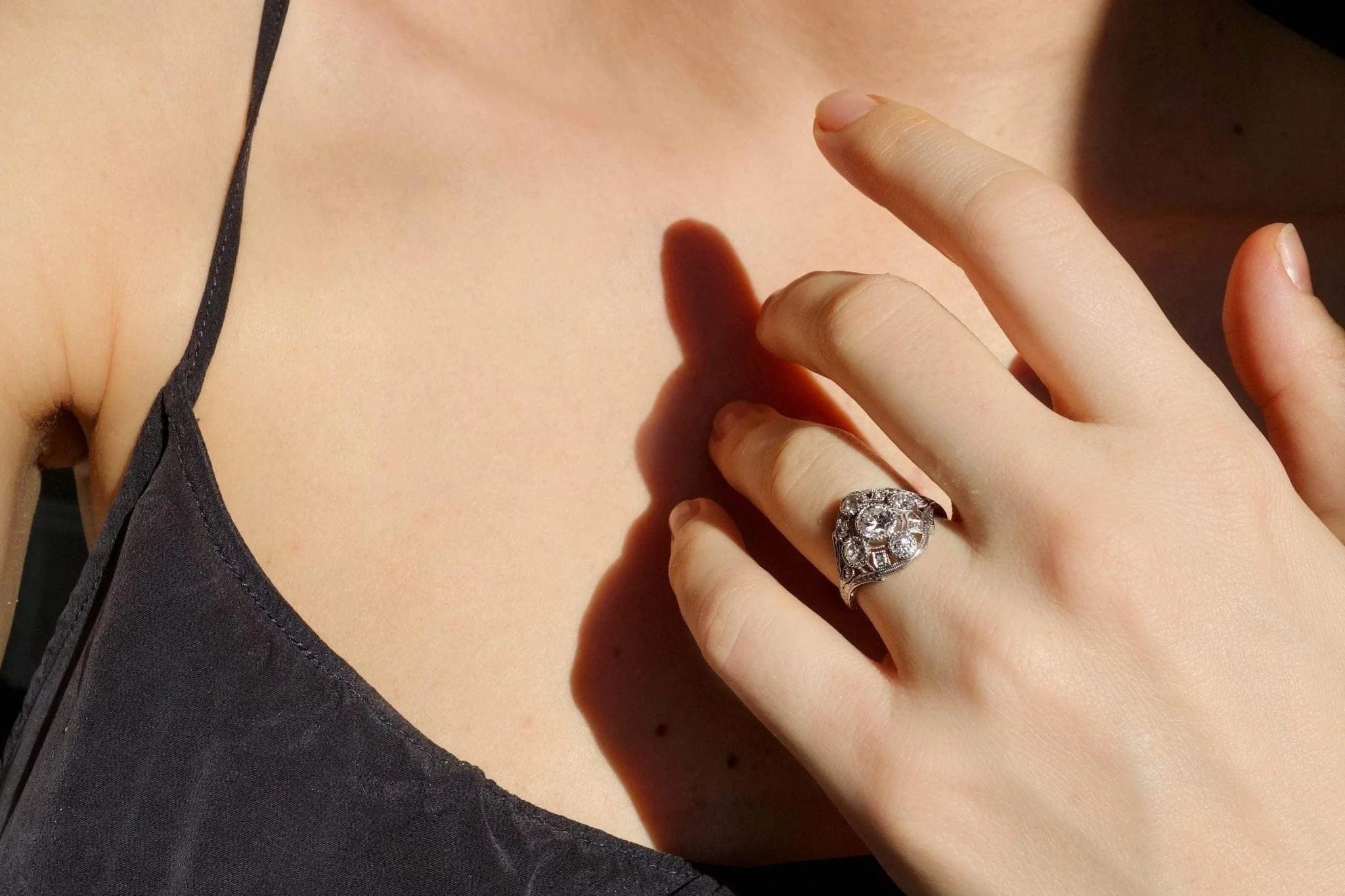 .54 CARAT ART DECO DIAMOND RING - Image 6