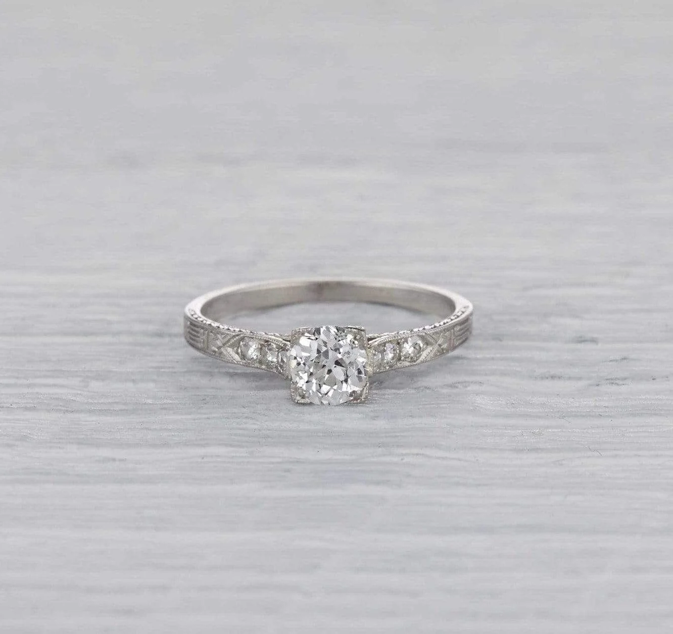 .54 Carat Art Deco Engagement Ring - Image 2