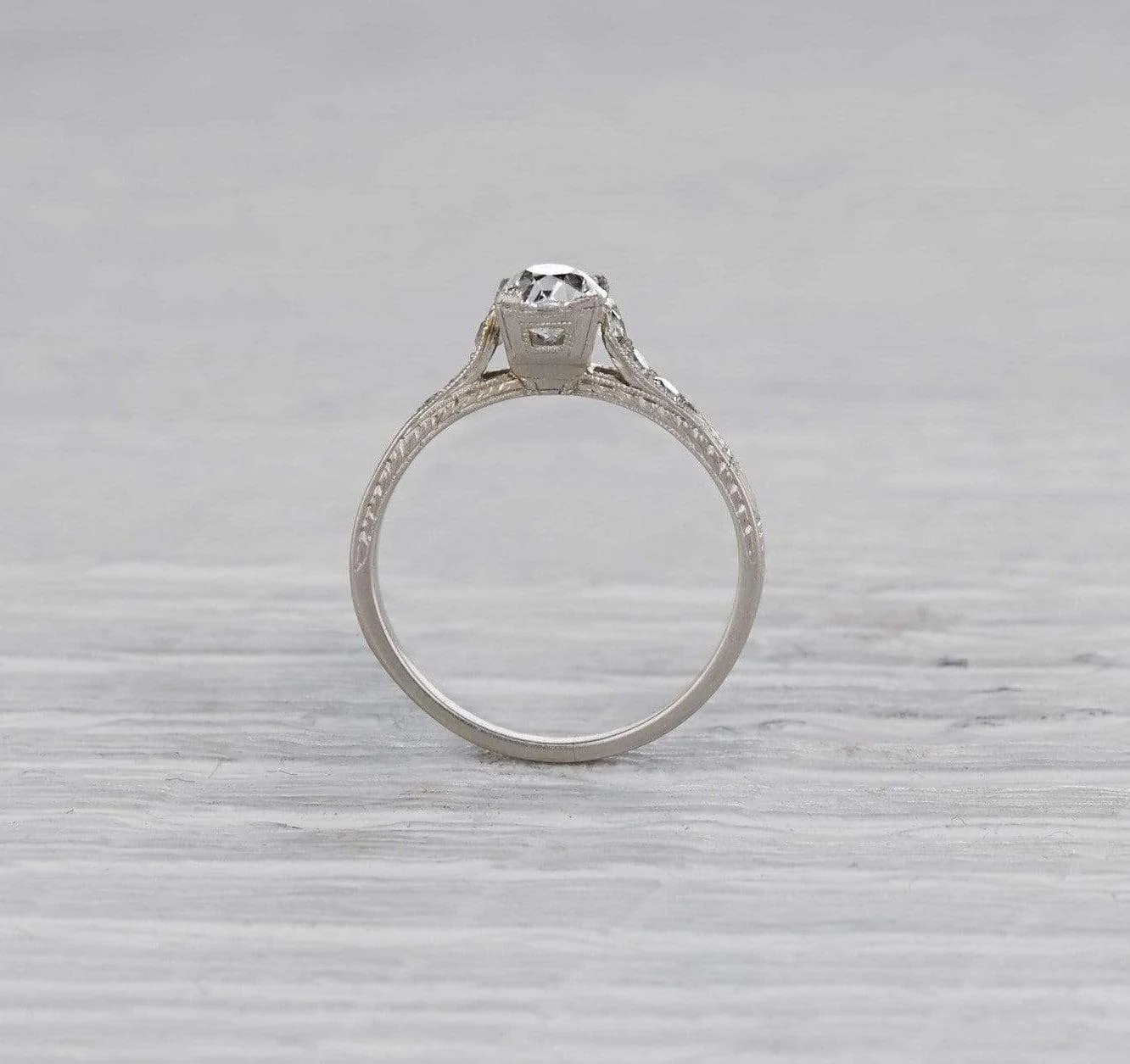.54 Carat Art Deco Engagement Ring - Image 4