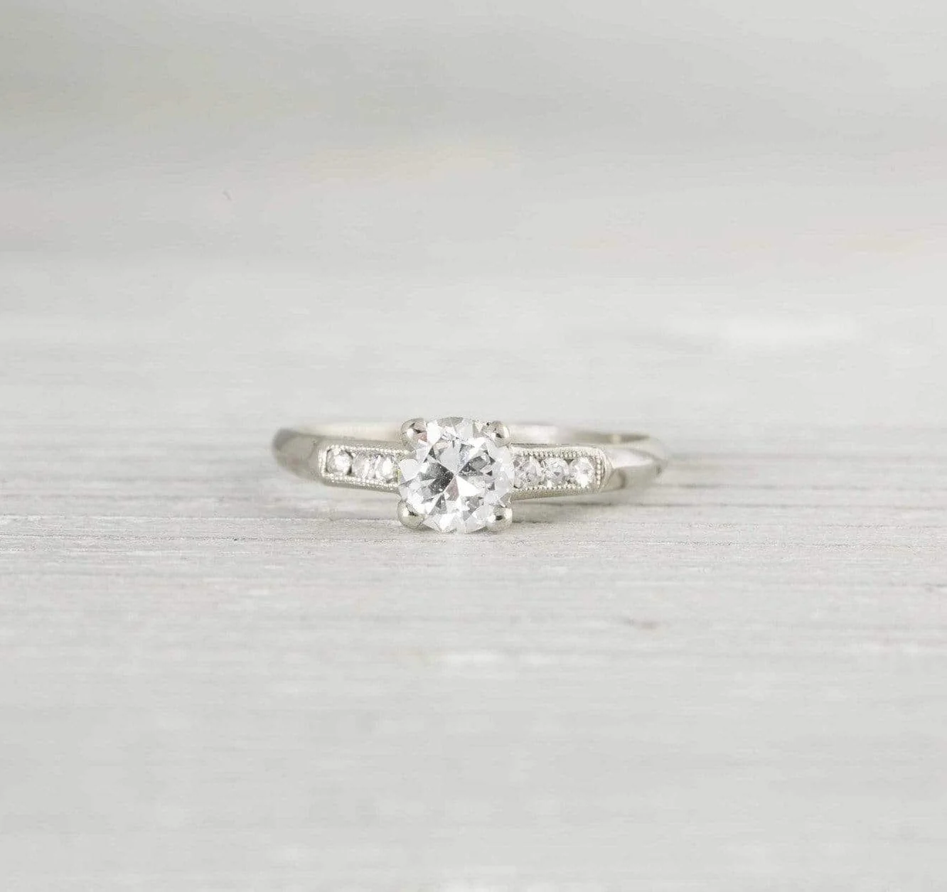 .54 Carat Vintage Art Deco Engagement Ring - Image 2