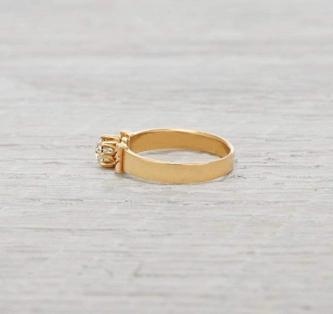 .55 Carat Antique Victorian Diamond Solitaire Engagement Ring - Image 3