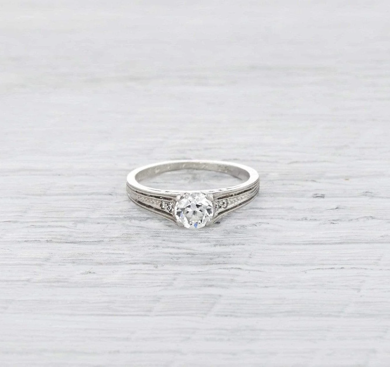 .55 Carat Art Deco Engagement Ring - Image 2
