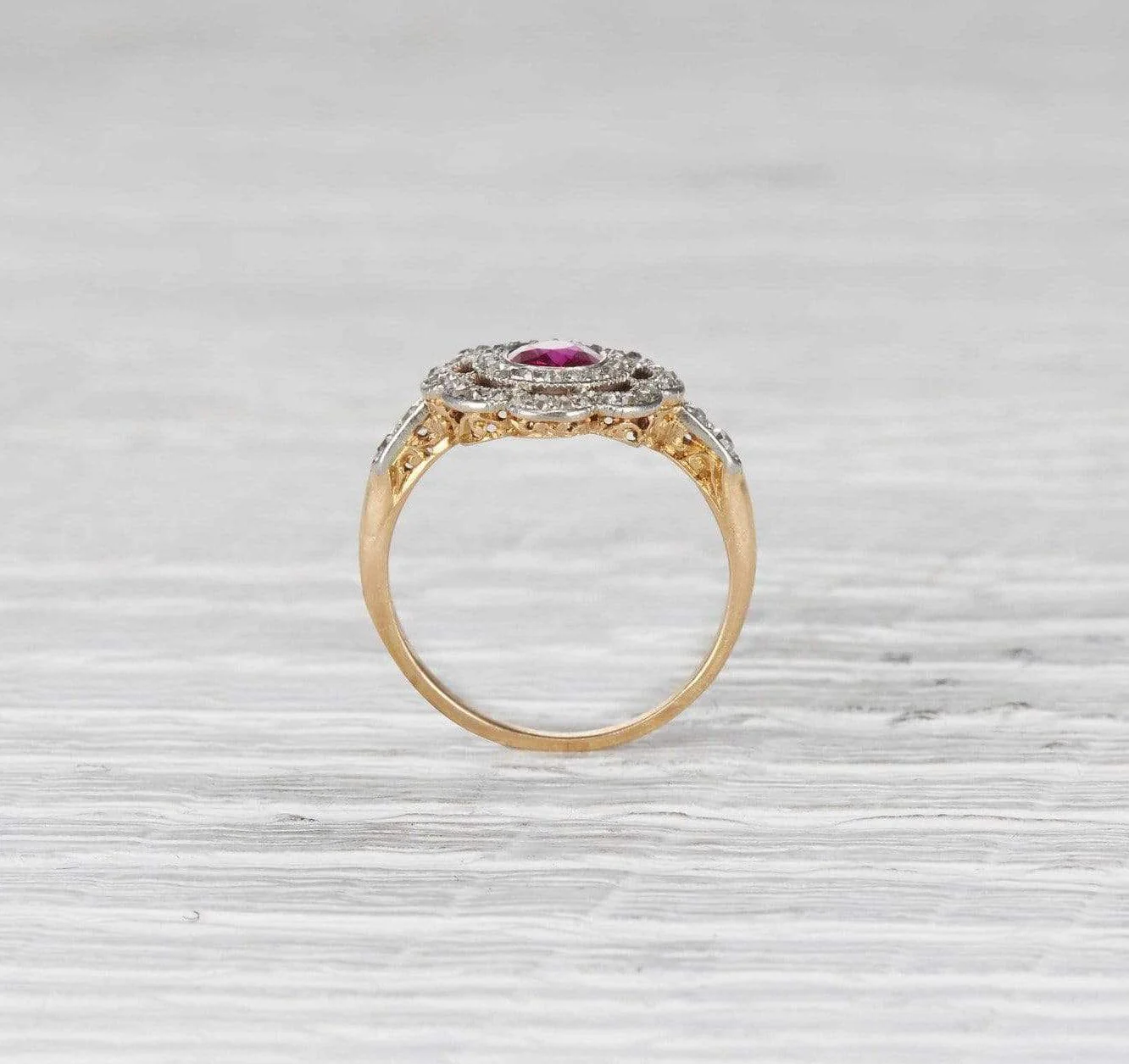 .56 Carat Edwardian Ruby Ring - Image 4