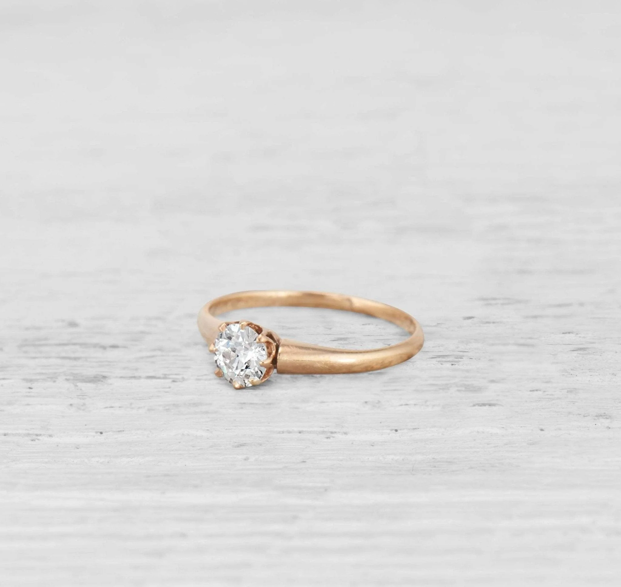 .56 Victorian Diamond Solitaire Antique Engagement Ring - Image 2