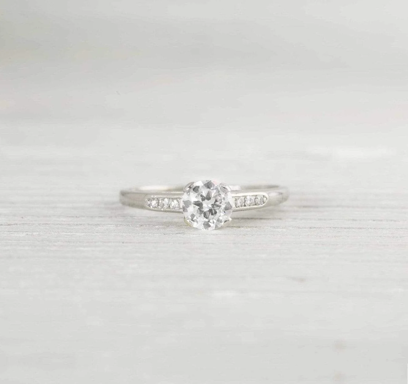 .58 Carat Vintage Diamond Engagement Ring - Image 2