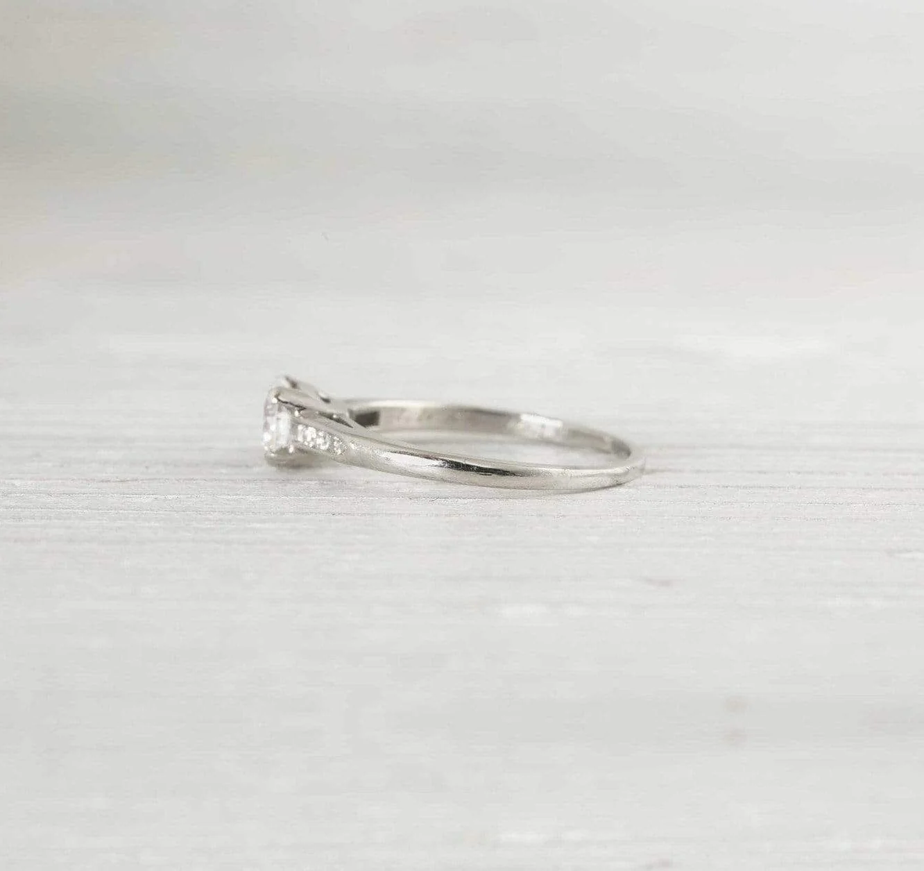 .58 Carat Vintage Diamond Engagement Ring - Image 3